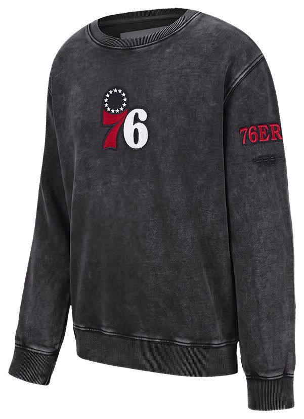 Pro Standard Youth Philadelphia 76ers Washed Classic Crewneck Sweatshirt
