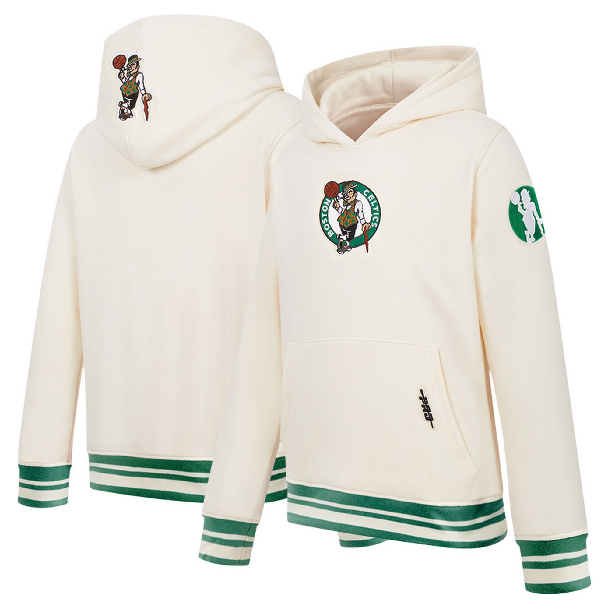 Pro Standard Youth Boston Celtics Retro Classic Ribbed Hoodie