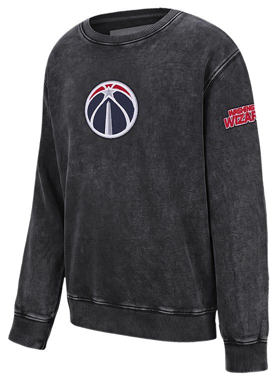 Pro Standard Youth Washington Wizards Washed Classic Crewneck Sweatshirt