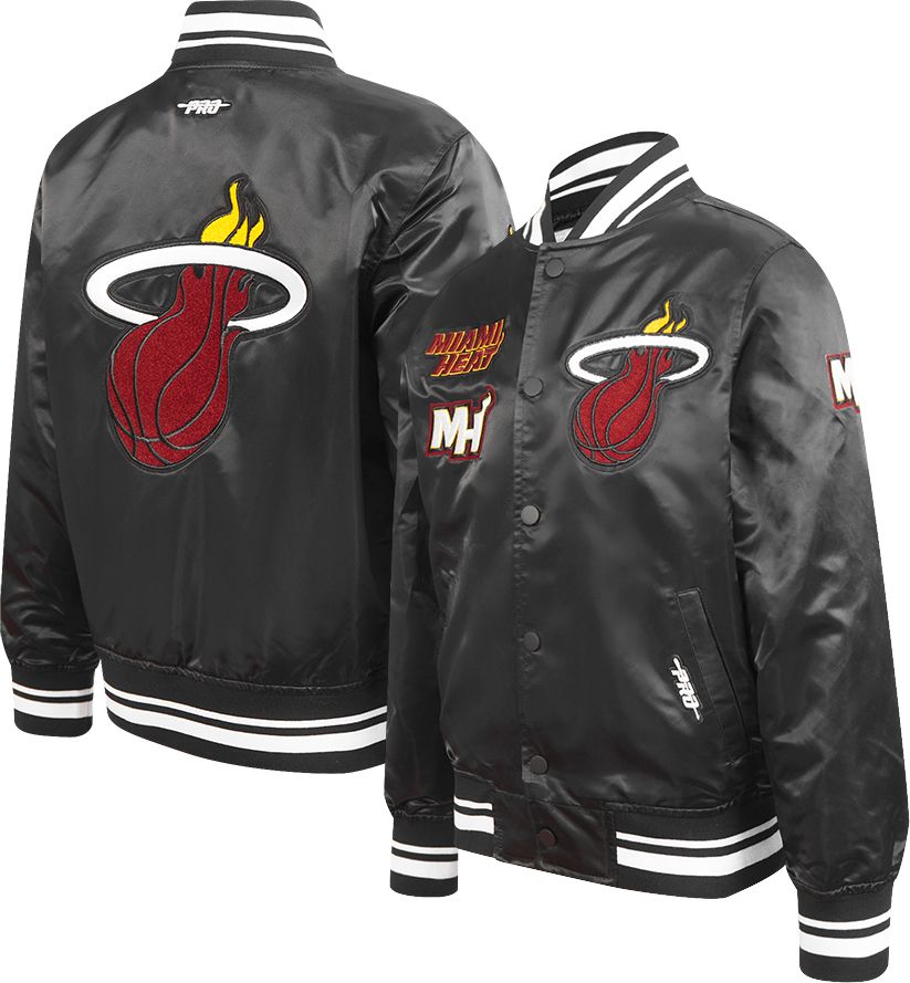 Pro Standard Youth Miami Heat Retro Classics Satin Jacket