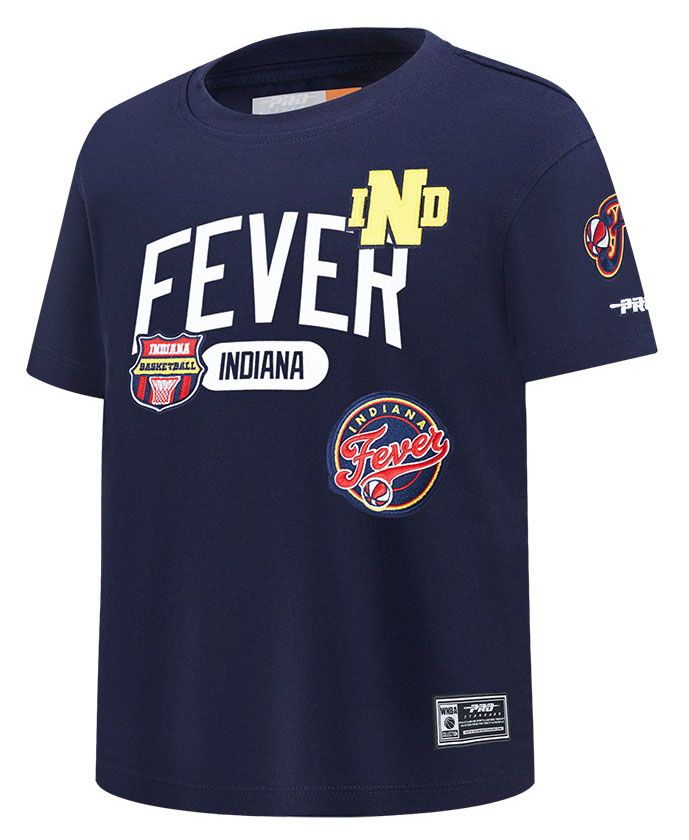 Pro Standard Youth Indiana Fever Navy Letterman T-Shirt