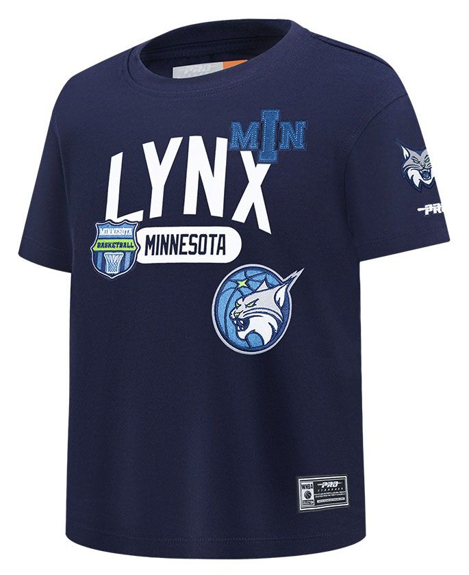 Pro Standard Youth Minnesota Lynx Navy Letterman T-Shirt