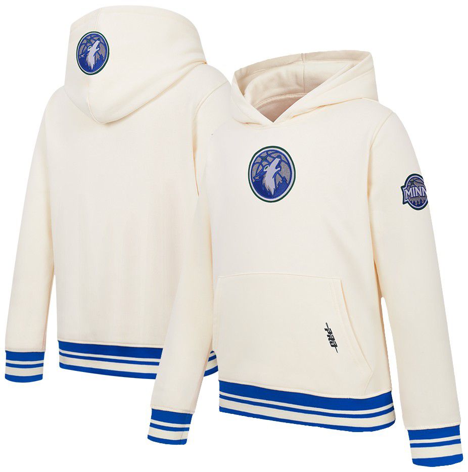 Pro Standard Youth Minnesota Timberwolves Retro Classic Ribbed Hoodie