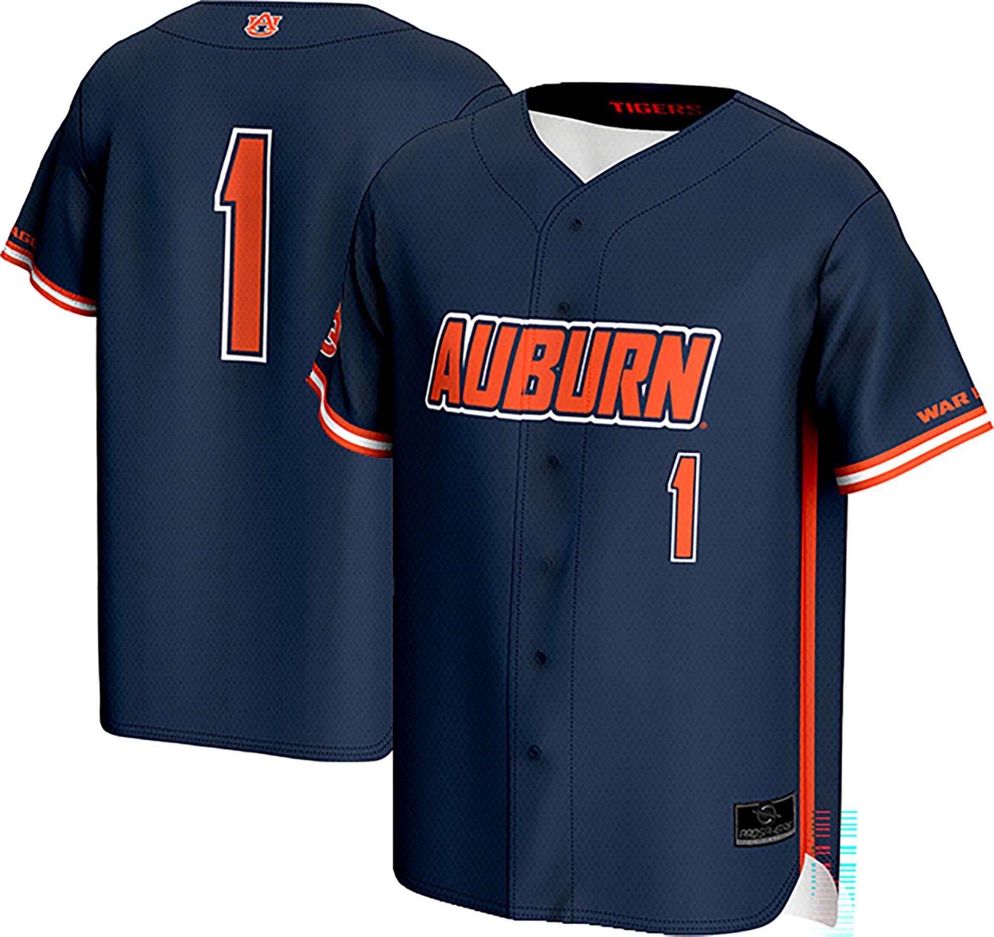 ProSphere Youth Auburn Tigers Navy Baseball Jersey