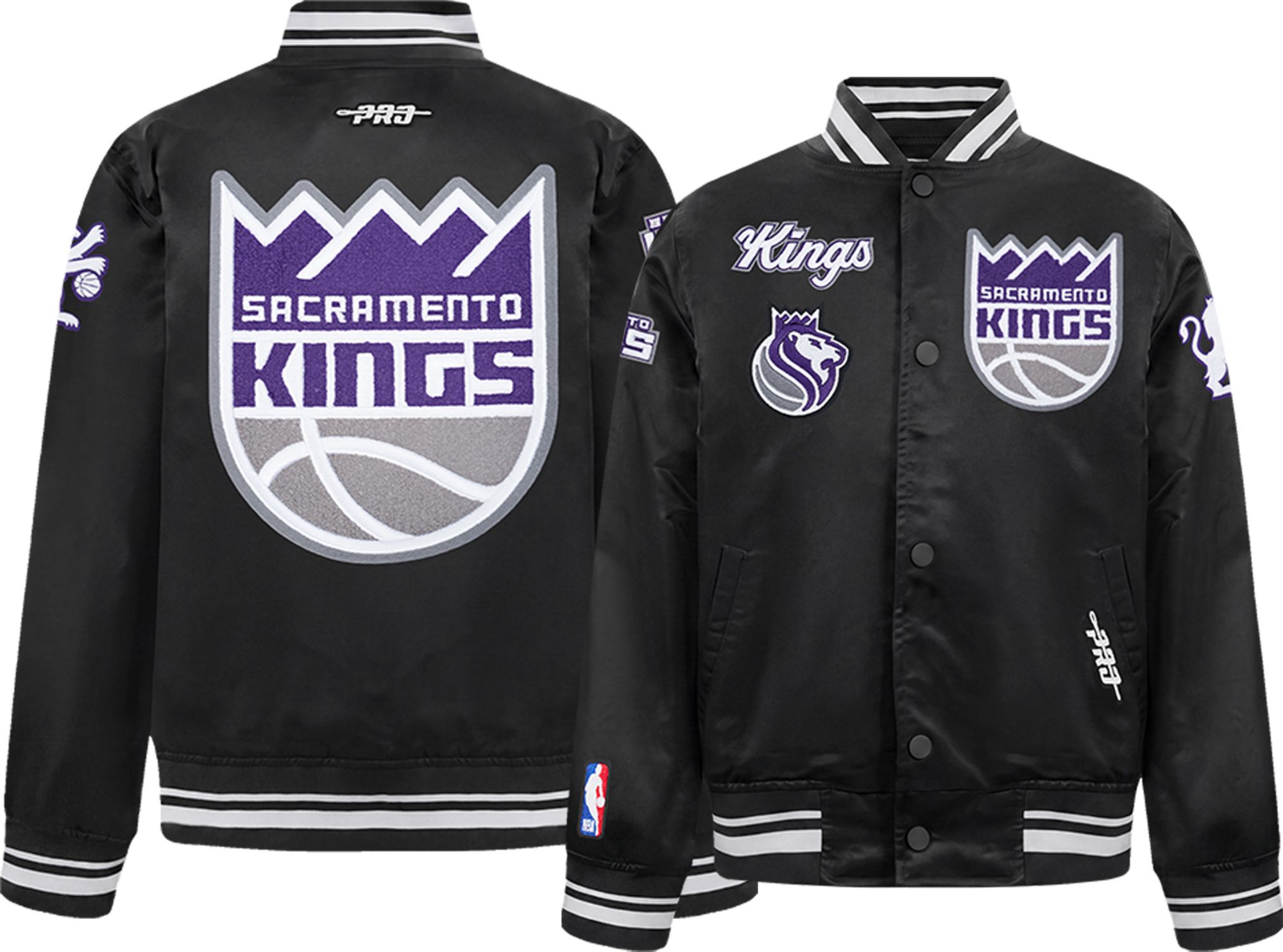 Pro Standard Youth Sacramento Kings Retro Classics Satin Jacket