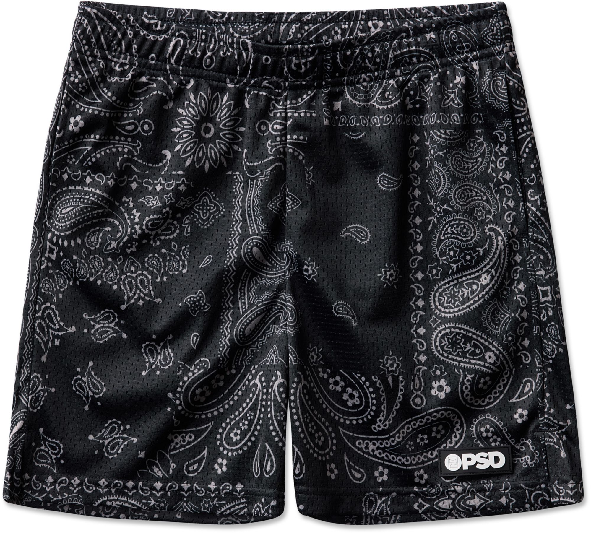 PSD Underwear Boys' 5" Khaki Paisley Active Short