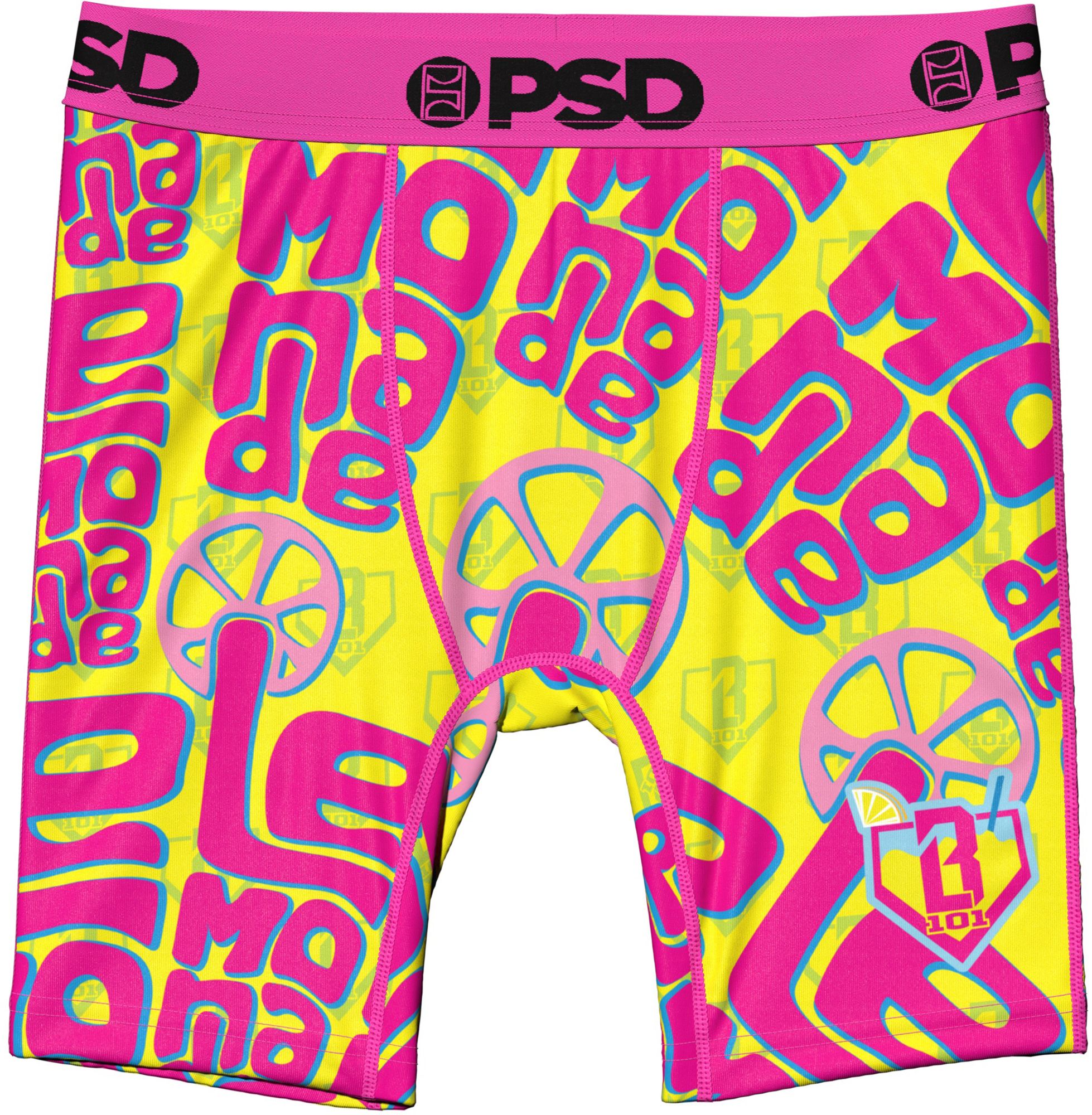 PSD Underwear x Baseball Lifestyle 101 Boys' Lemon Groove Boxer Briefs
