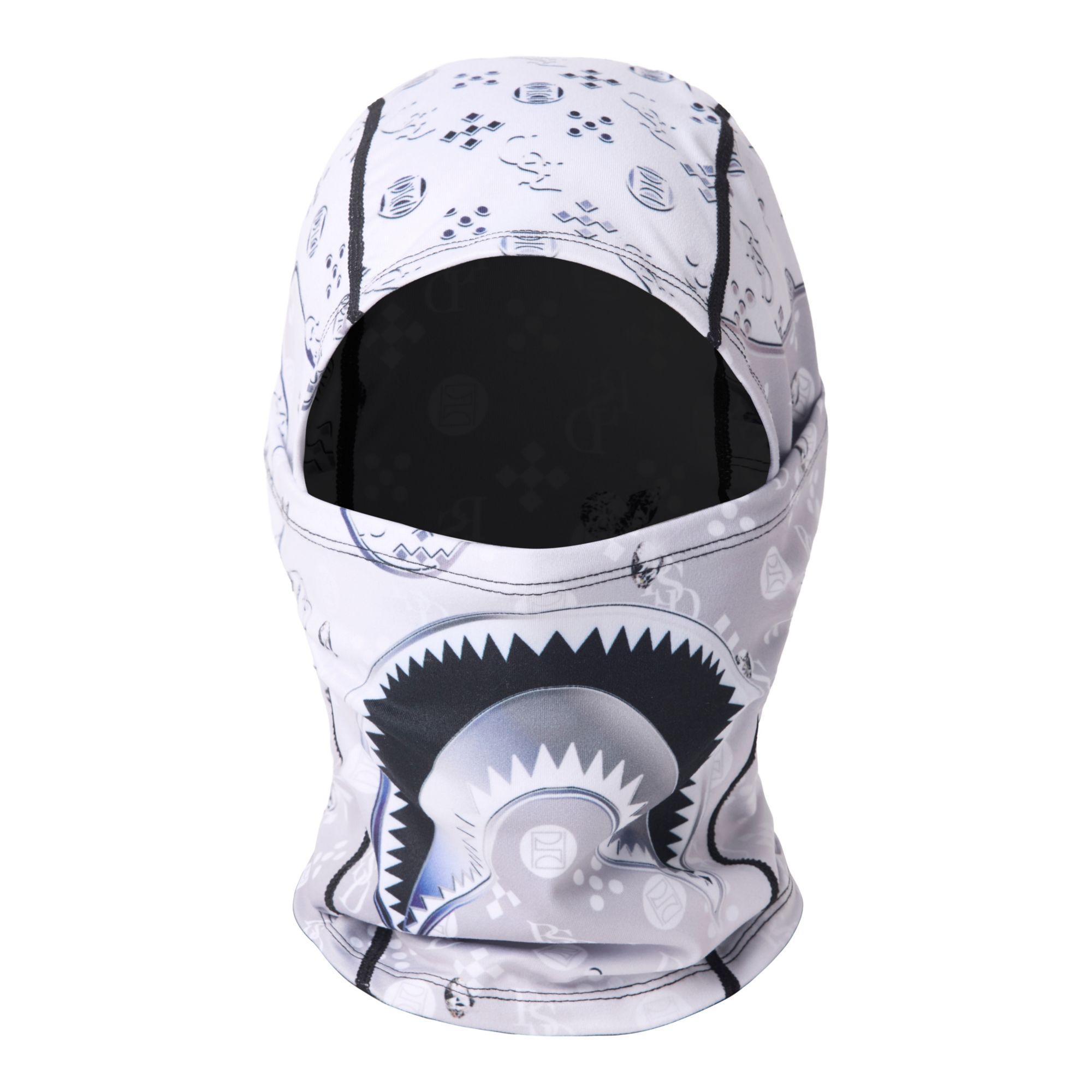 PSD Men's Warface White Diamond Hooded Mask