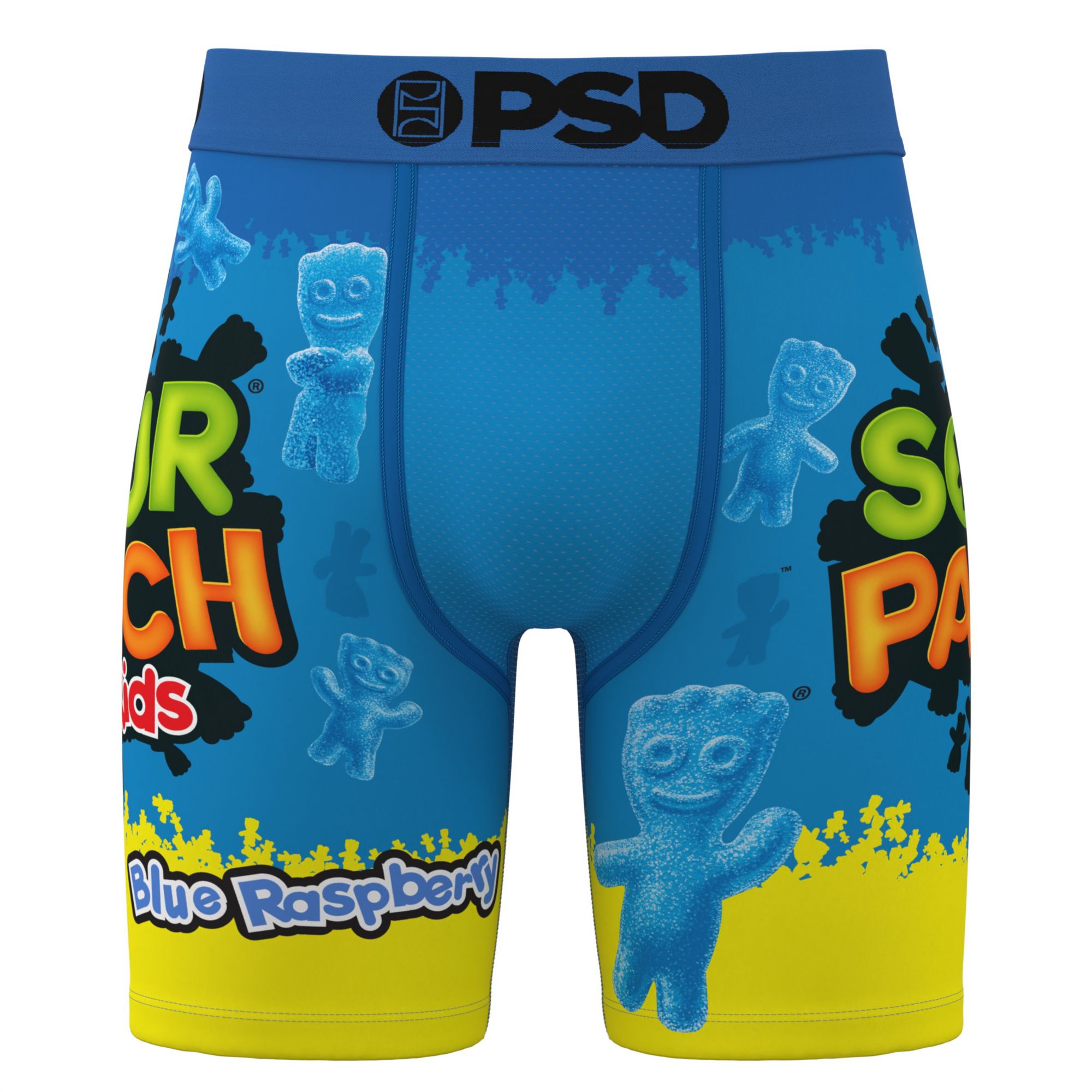 PSD Underwear Men's Sour Patch Kids Just Blue Boxer Briefs