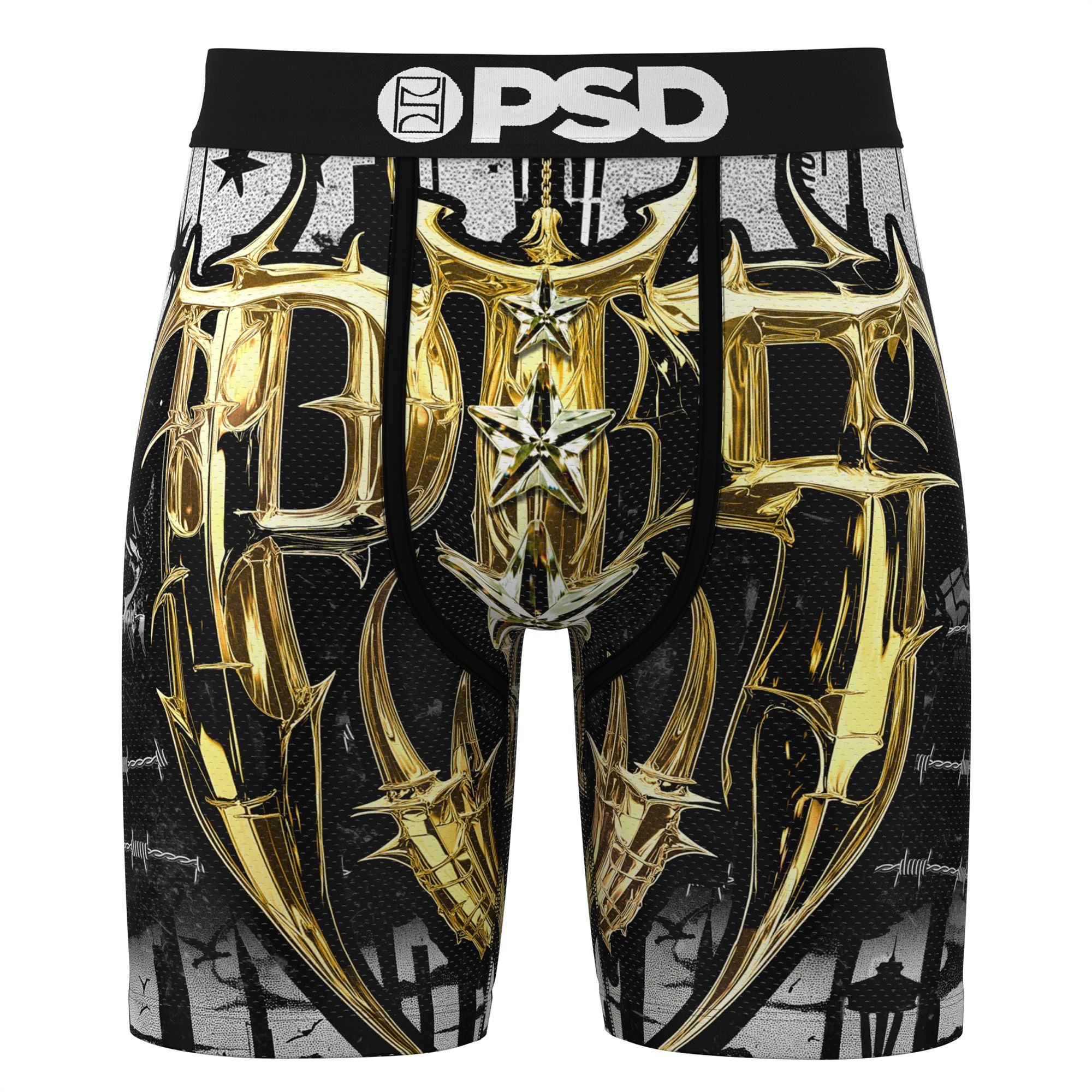 PSD Underwear Men's P5 Golden MM Boxer Briefs