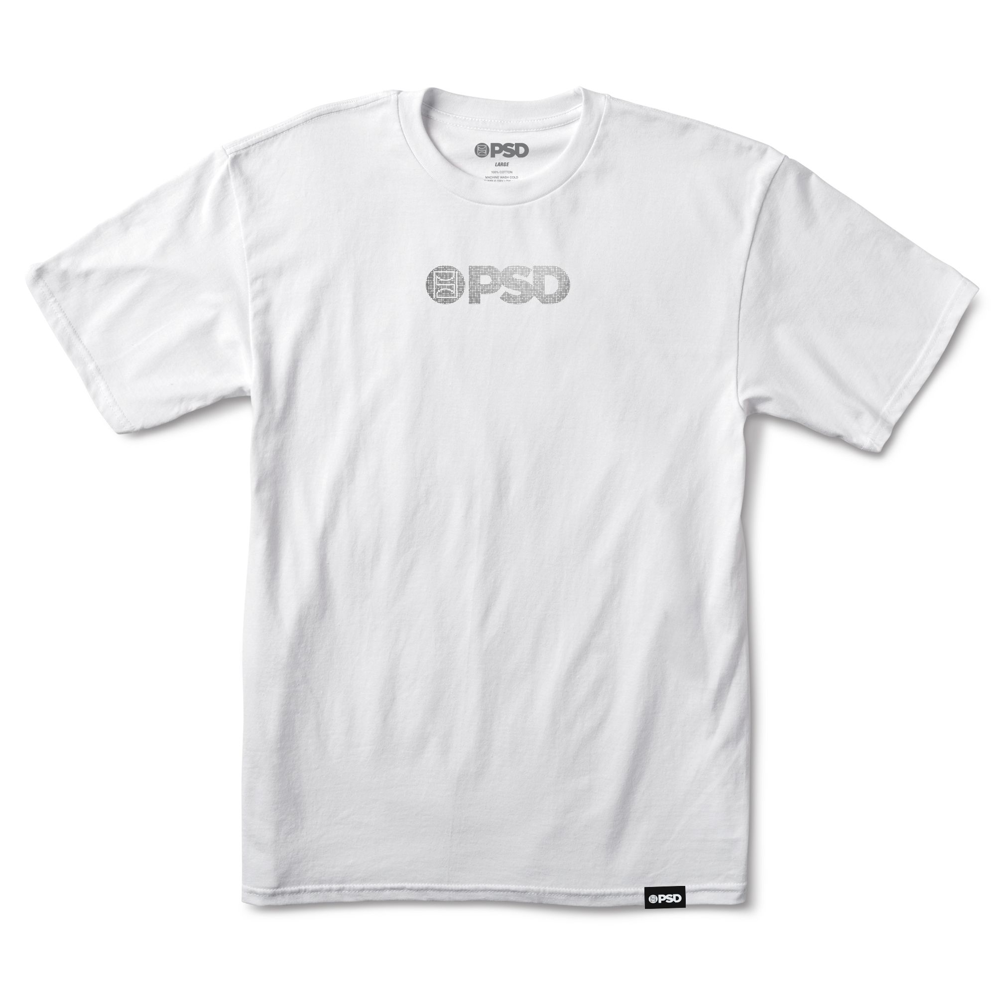 PSD Men's Logo Tee - White Ice