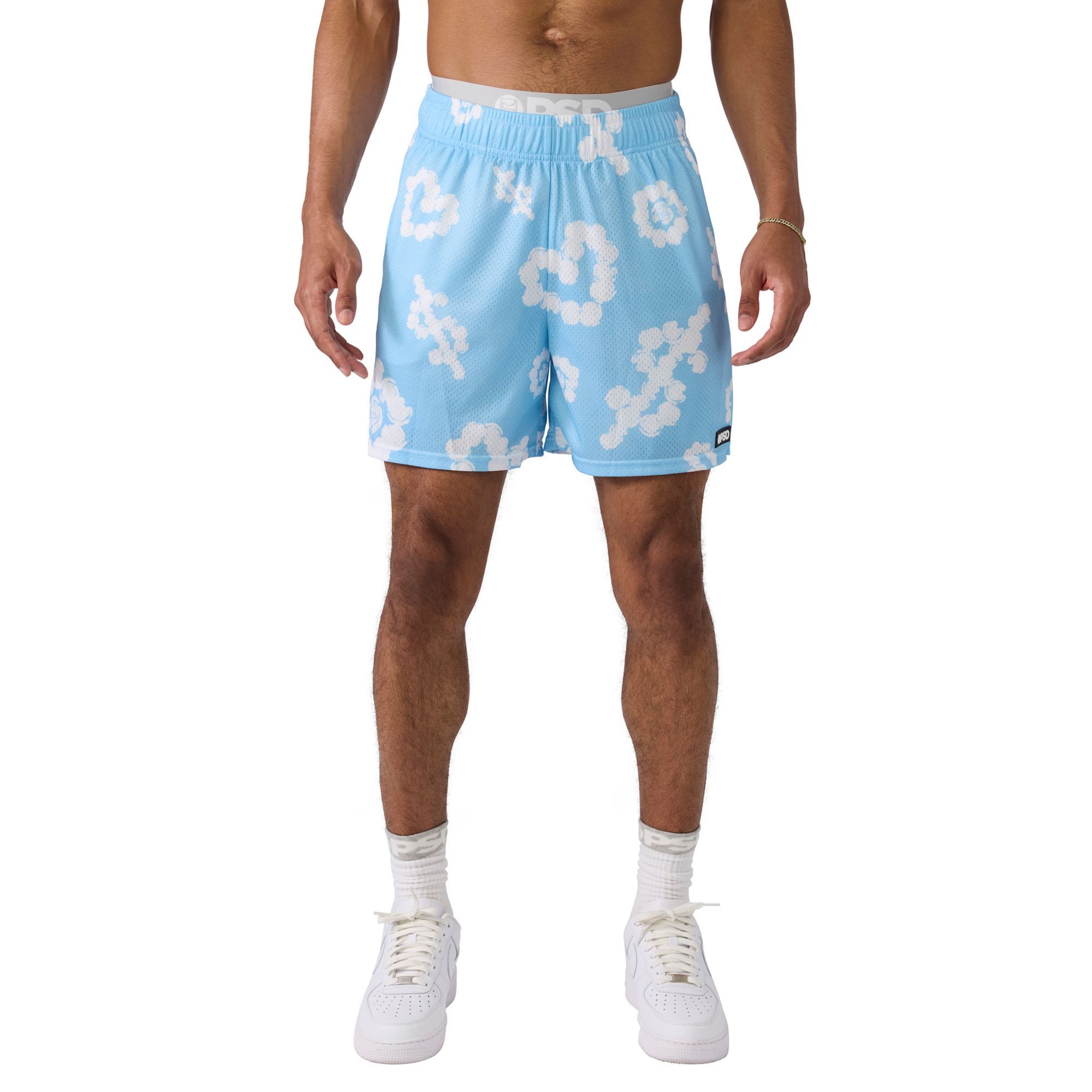 PSD Men's Cloud Drops Blue Active Short