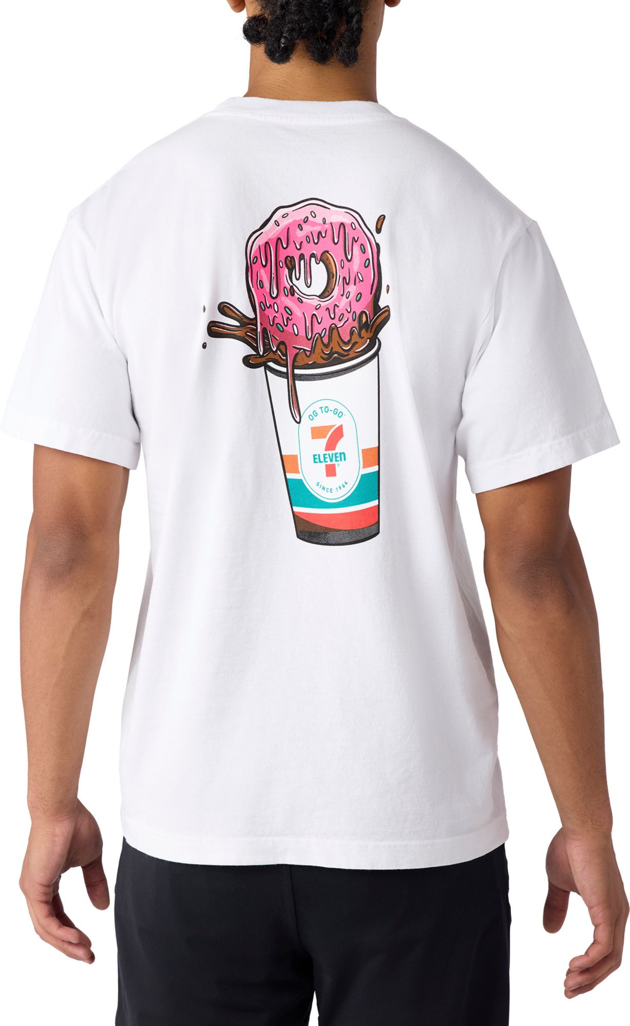 PSD Men's 7-Eleven - Cup Donut Graphic Tee