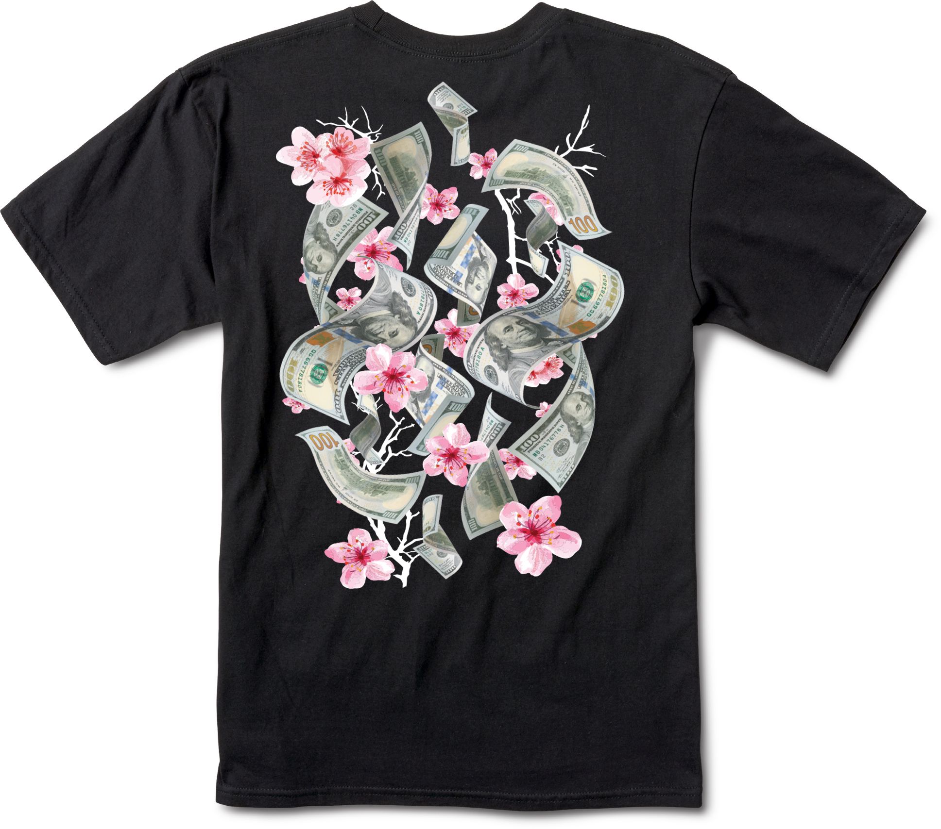 PSD Men's Money Blossom Tee - Black