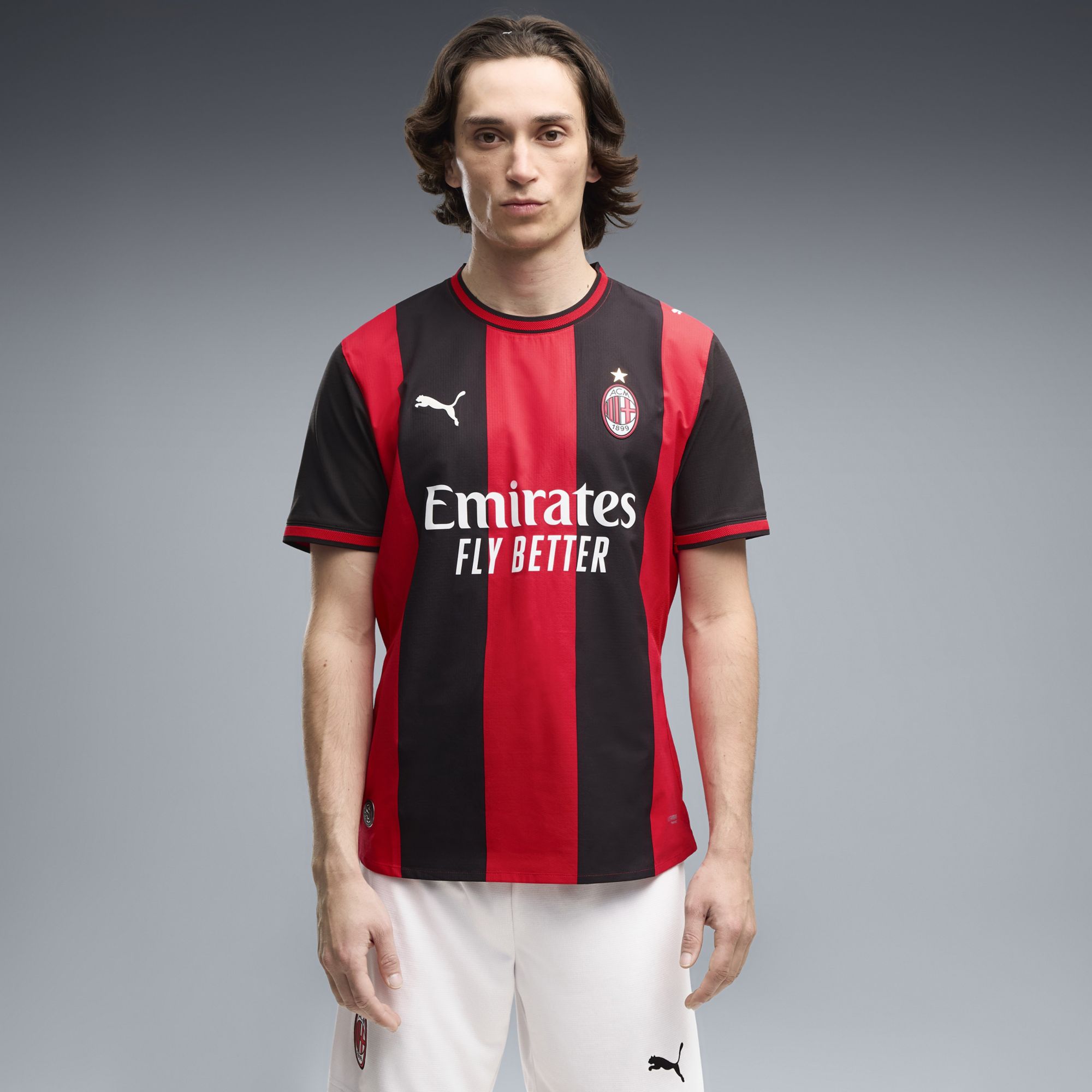 PUMA Adult AC Milan Black 2026 Home Authentic Jersey