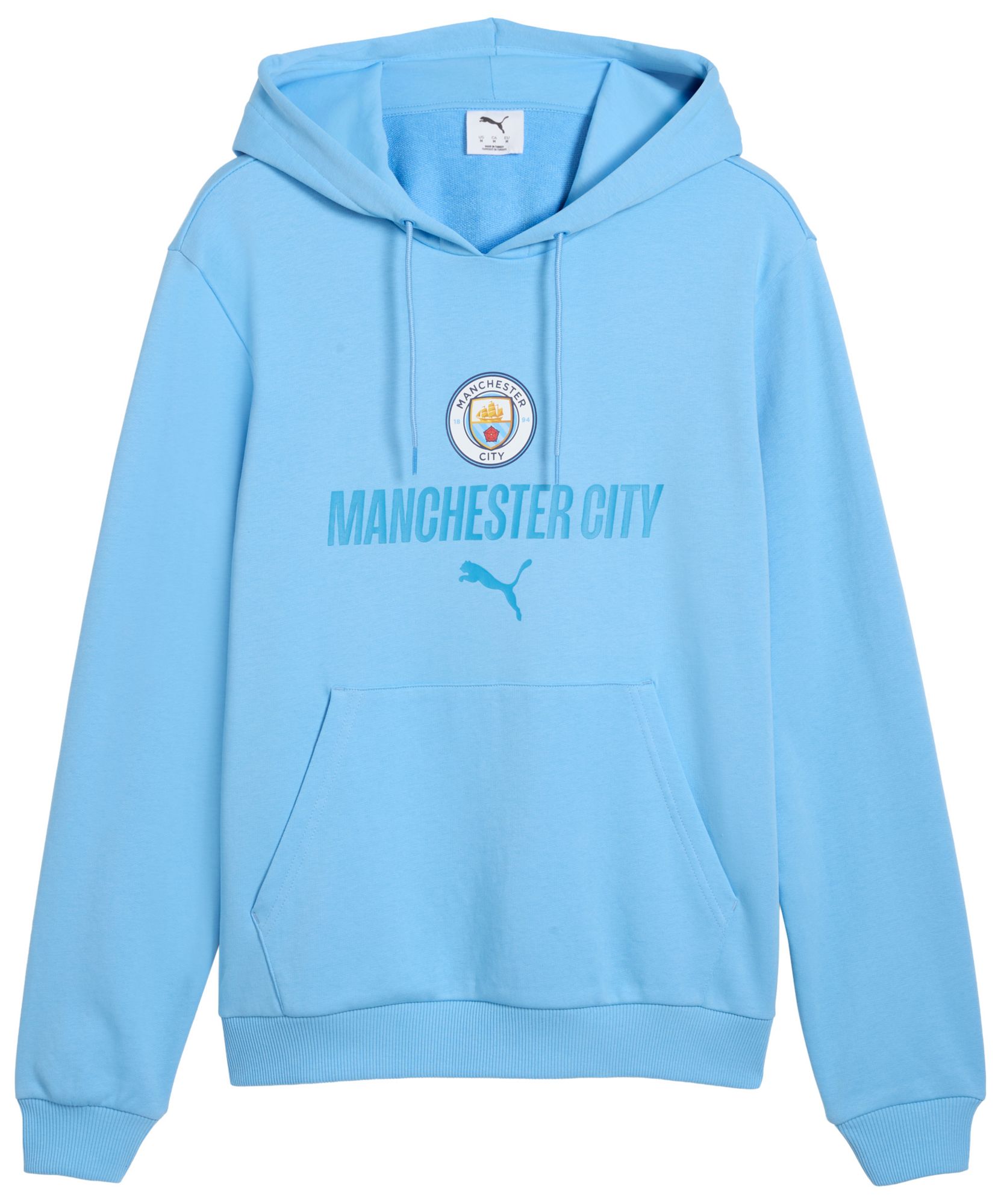 PUMA Adult Manchester City Light Blue 2026 Culture Hoodie