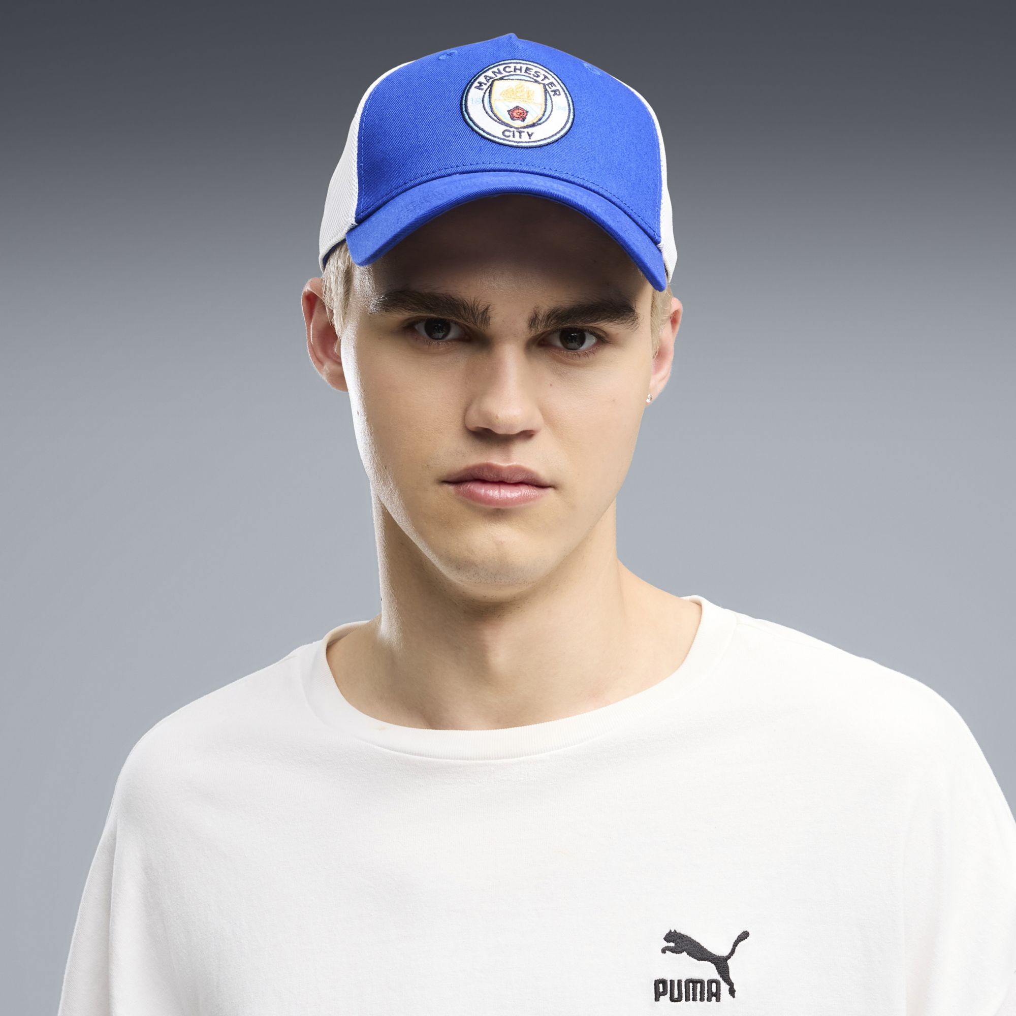 PUMA Adult Manchester City Blue Club Cap Hat