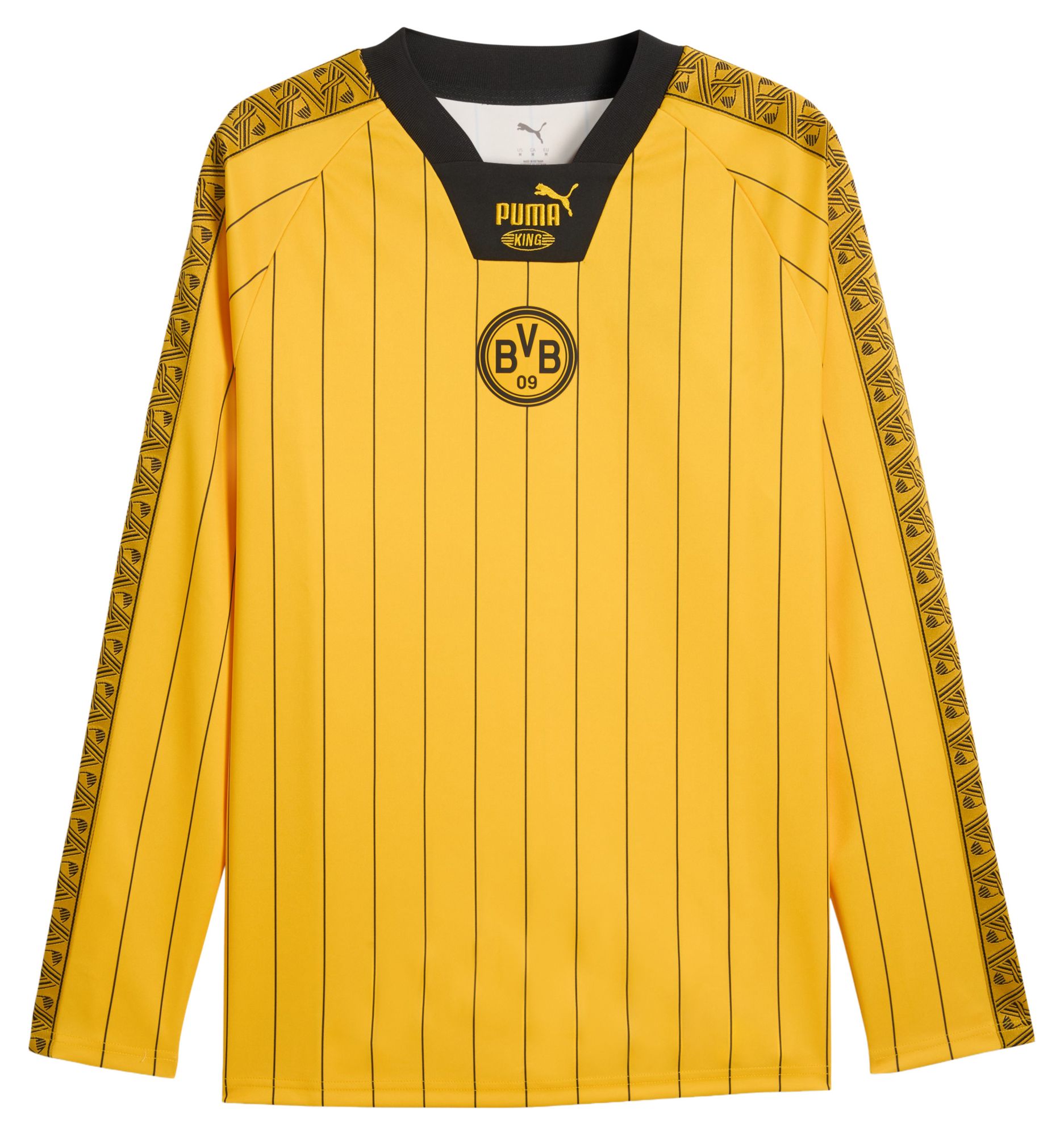 PUMA Adult Borussia Dortmund KING Vintage Long Sleeve Replica Jersey