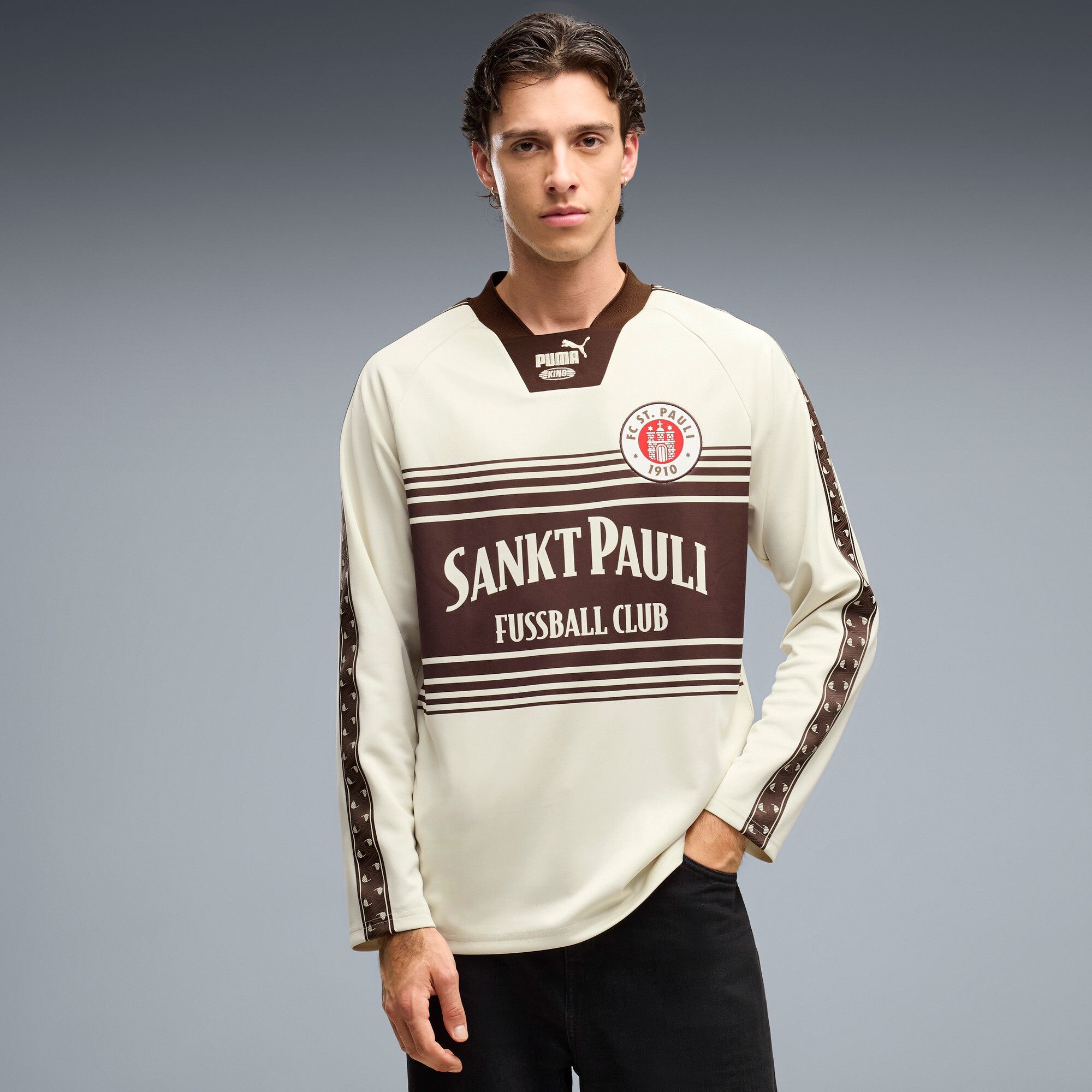 PUMA Adult FC St. Pauli 2026 KING Vintage Long Sleeve Jersey