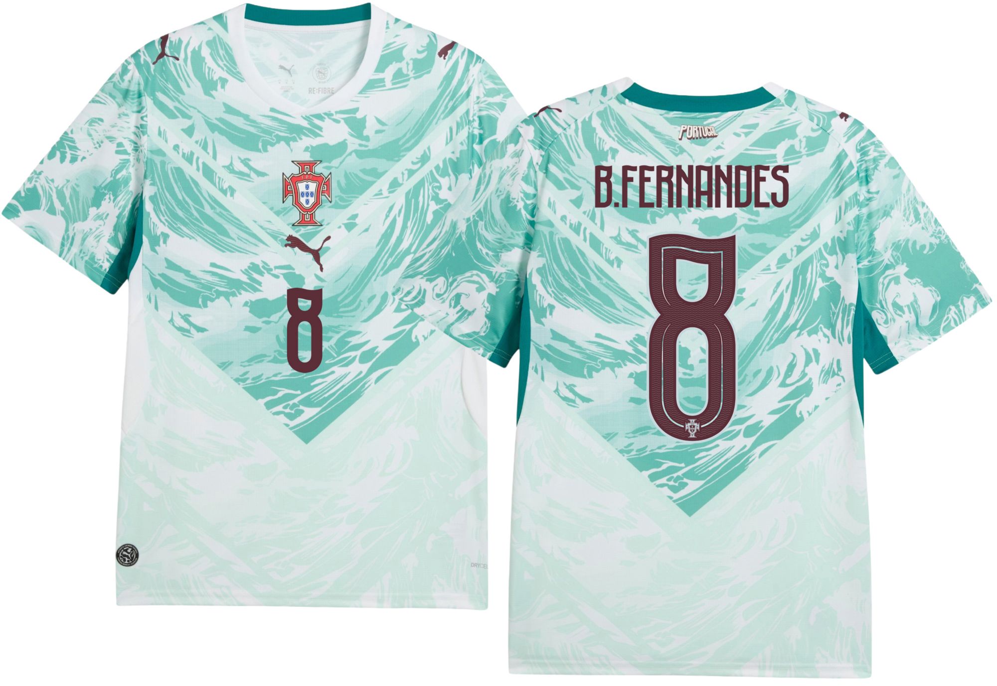 PUMA Adult Portugal Bruno Fernandes #8 2026 Away Replica Jersey