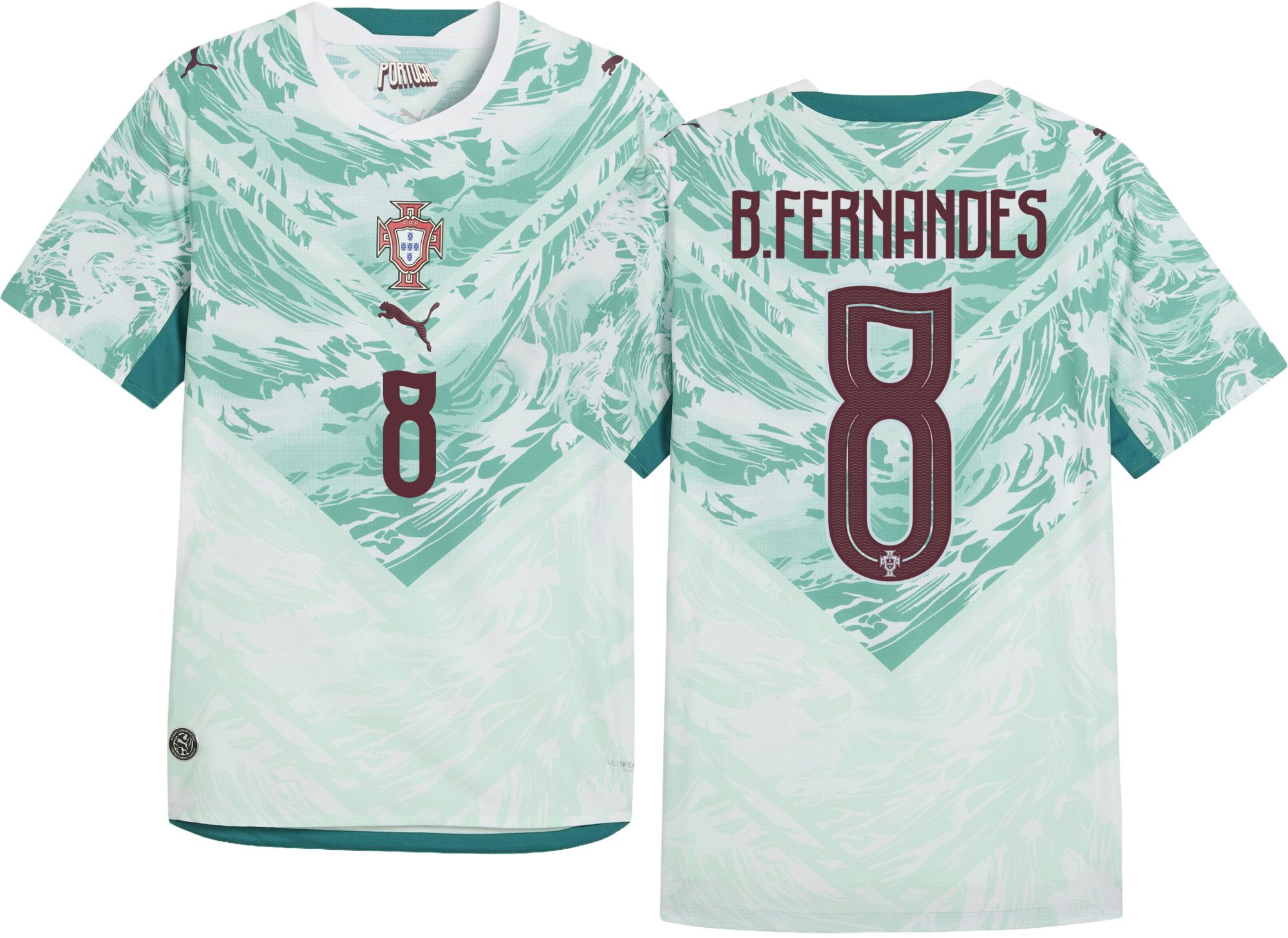 PUMA Adult Portugal Bruno Fernandes #8 2026 Away Authentic Jersey