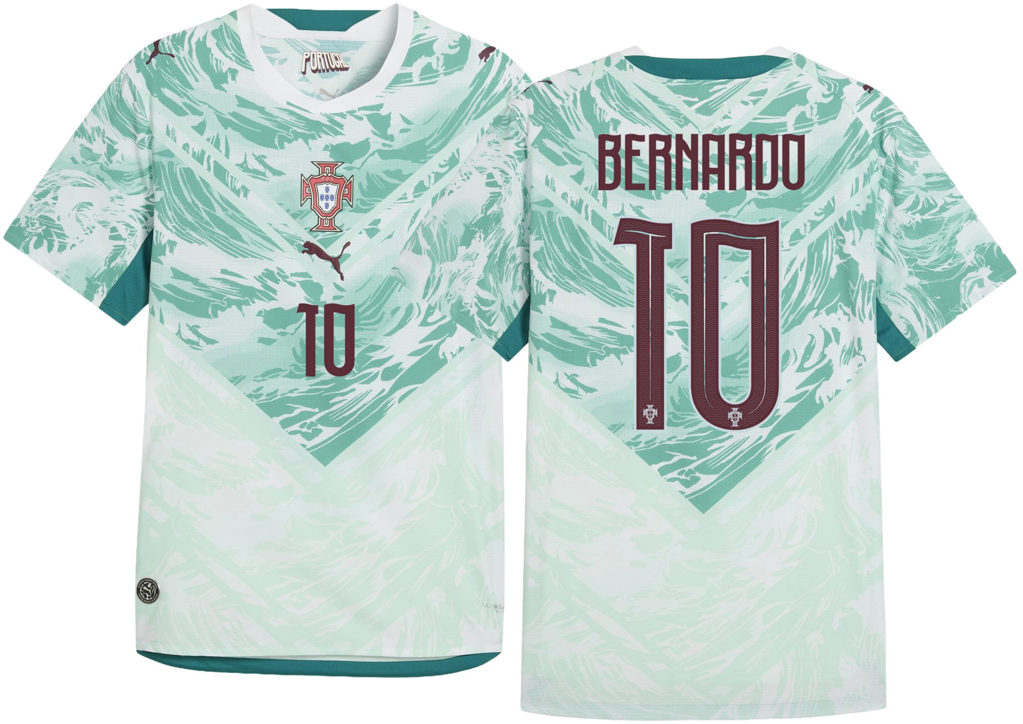 PUMA Adult Portugal Bernardo Silva #10 2026 Away Authentic Jersey
