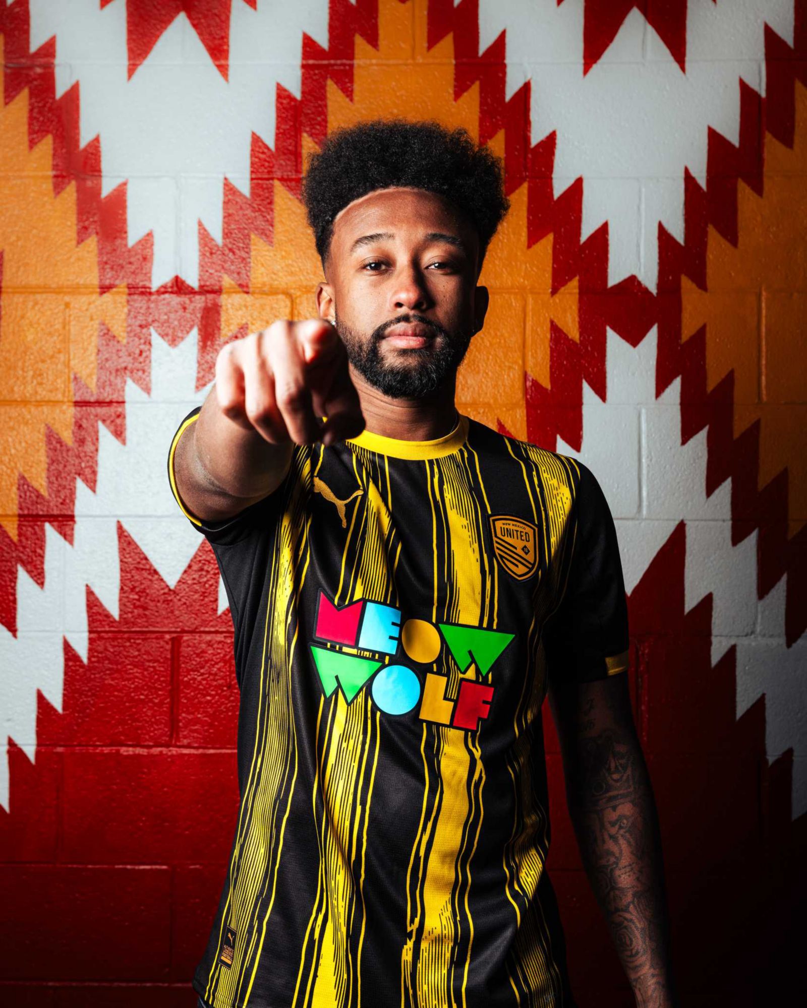 PUMA Adult New Mexico United Black Home Jersey