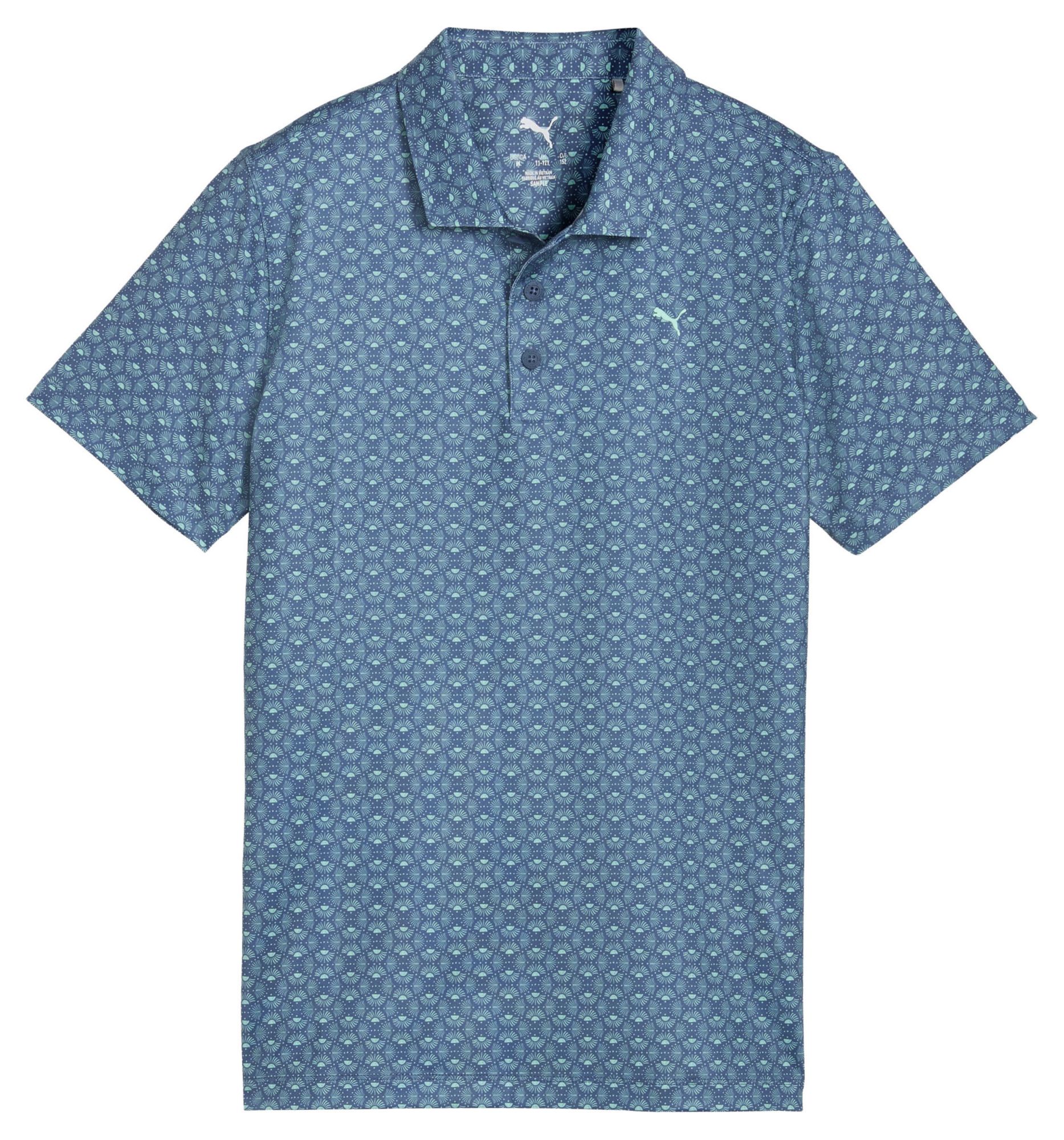 PUMA Boys' MATTR Scallop Golf Polo