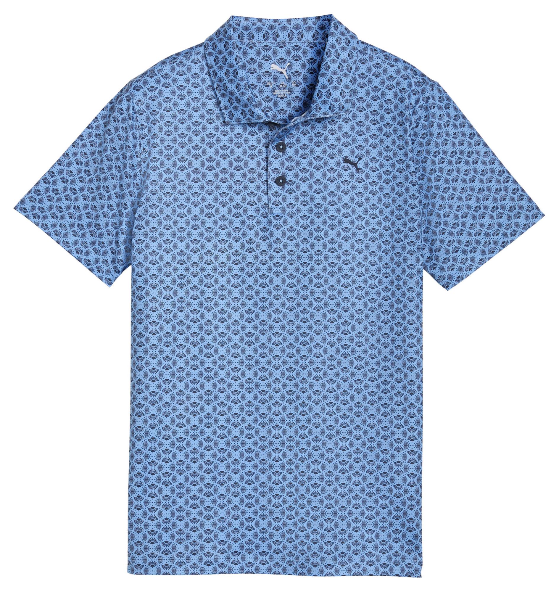 PUMA Boys' MATTR Scallop Golf Polo