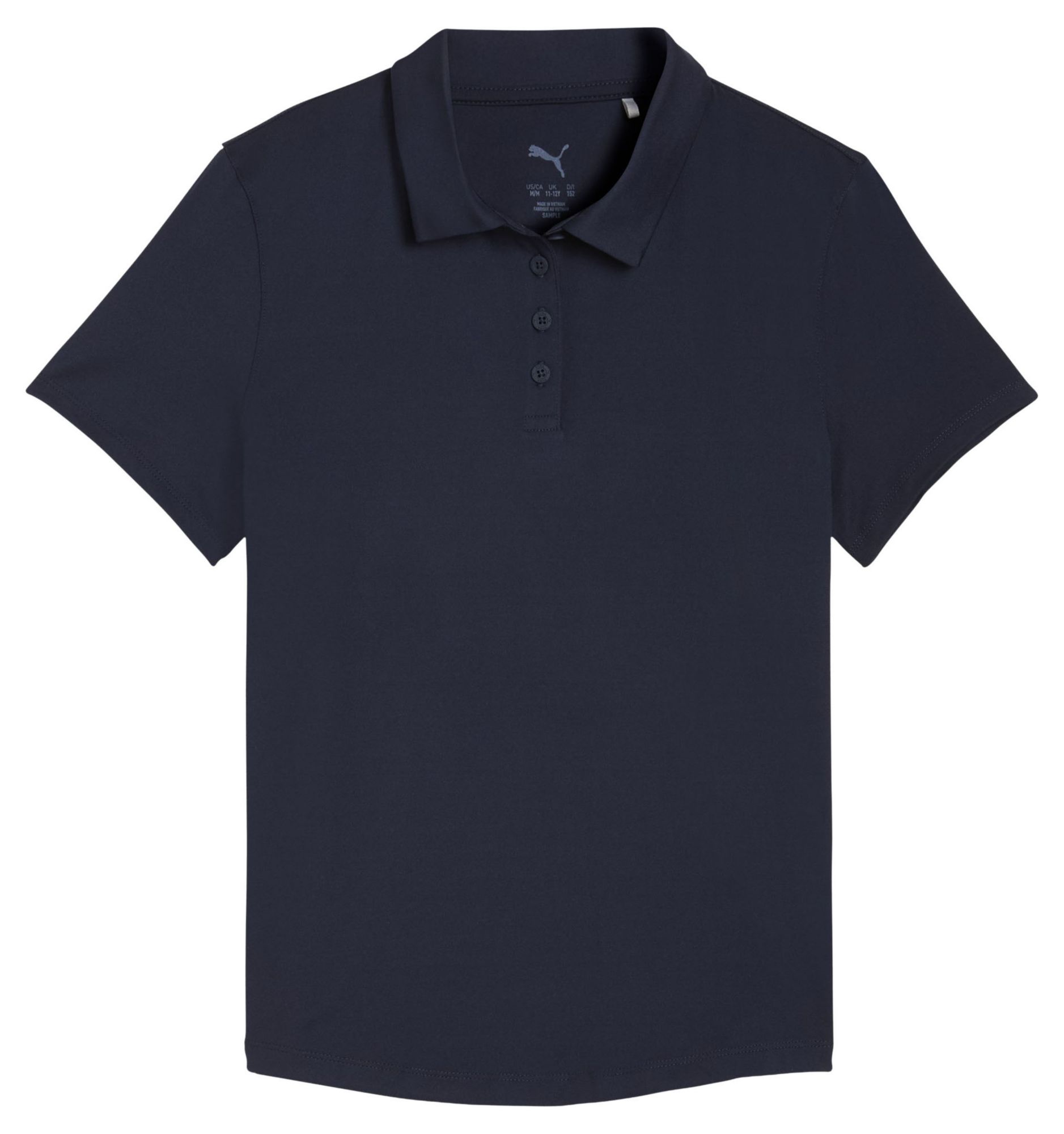 PUMA Girls' CLOUDSPUN Solid Golf Polo