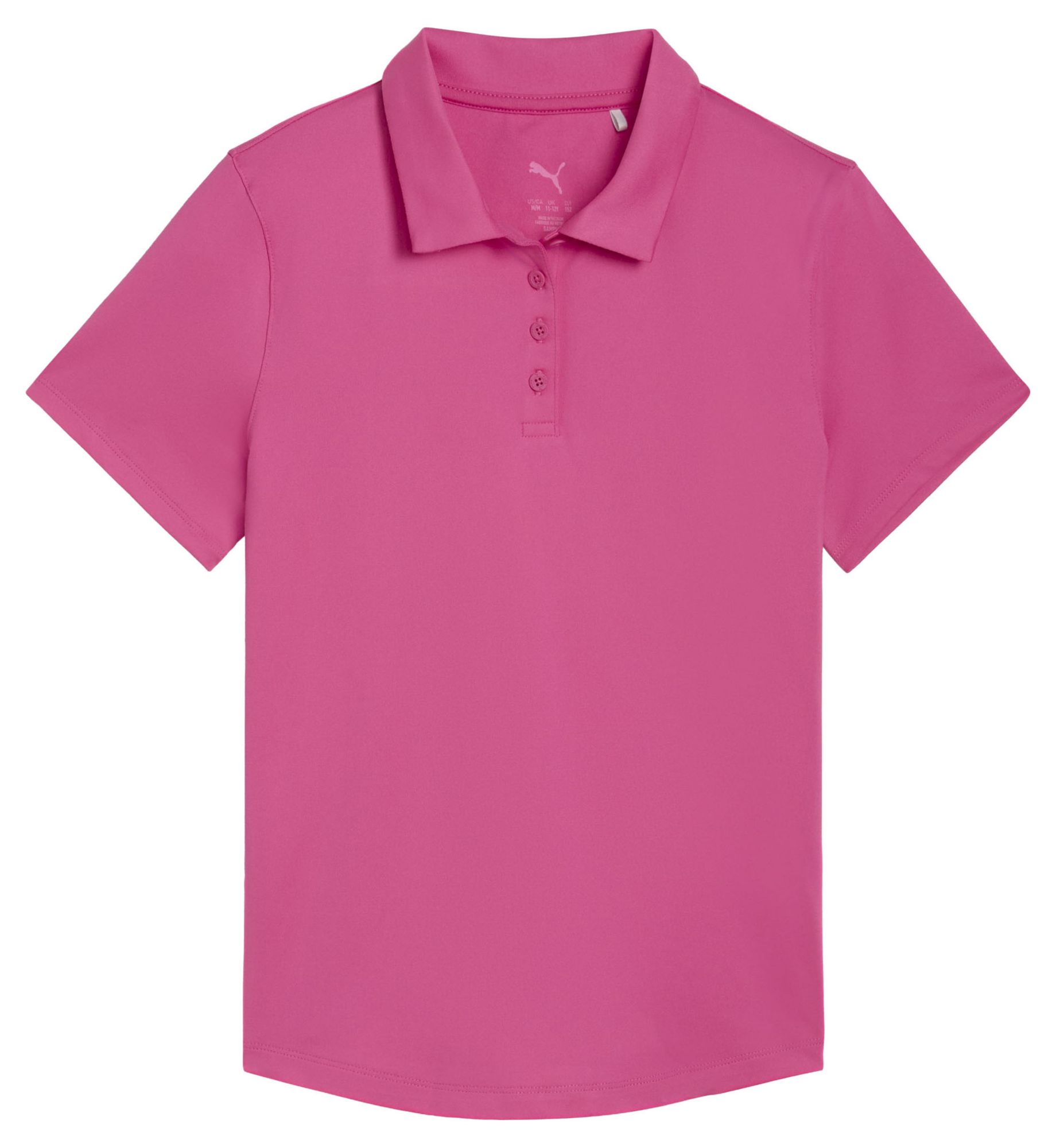 PUMA Girls' CLOUDSPUN Solid Golf Polo