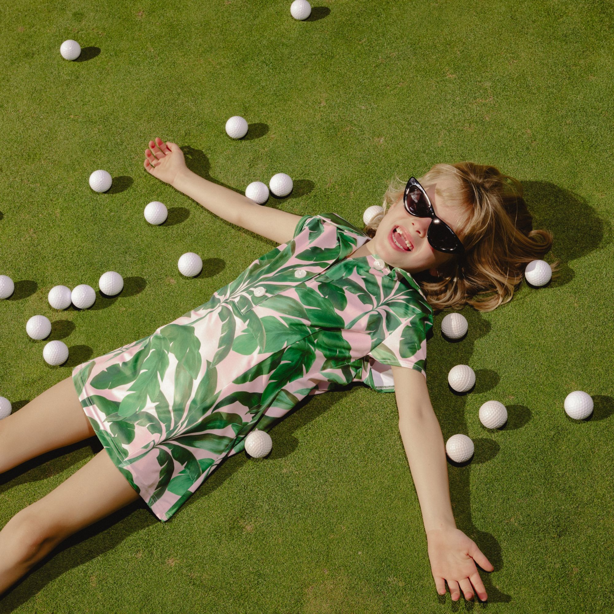 PUMA X MUMU Girl's Palm Golf Dress