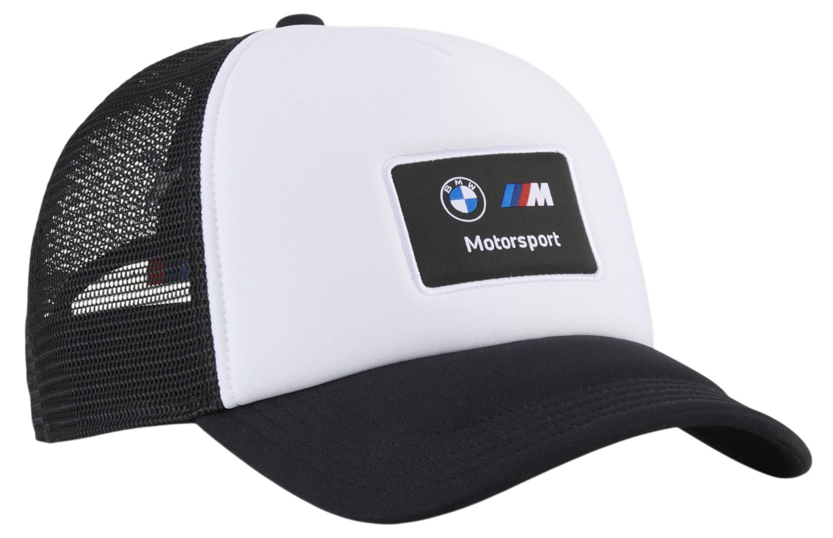 PUMA Men's F1 BMW White Adjustable Trucker Hat