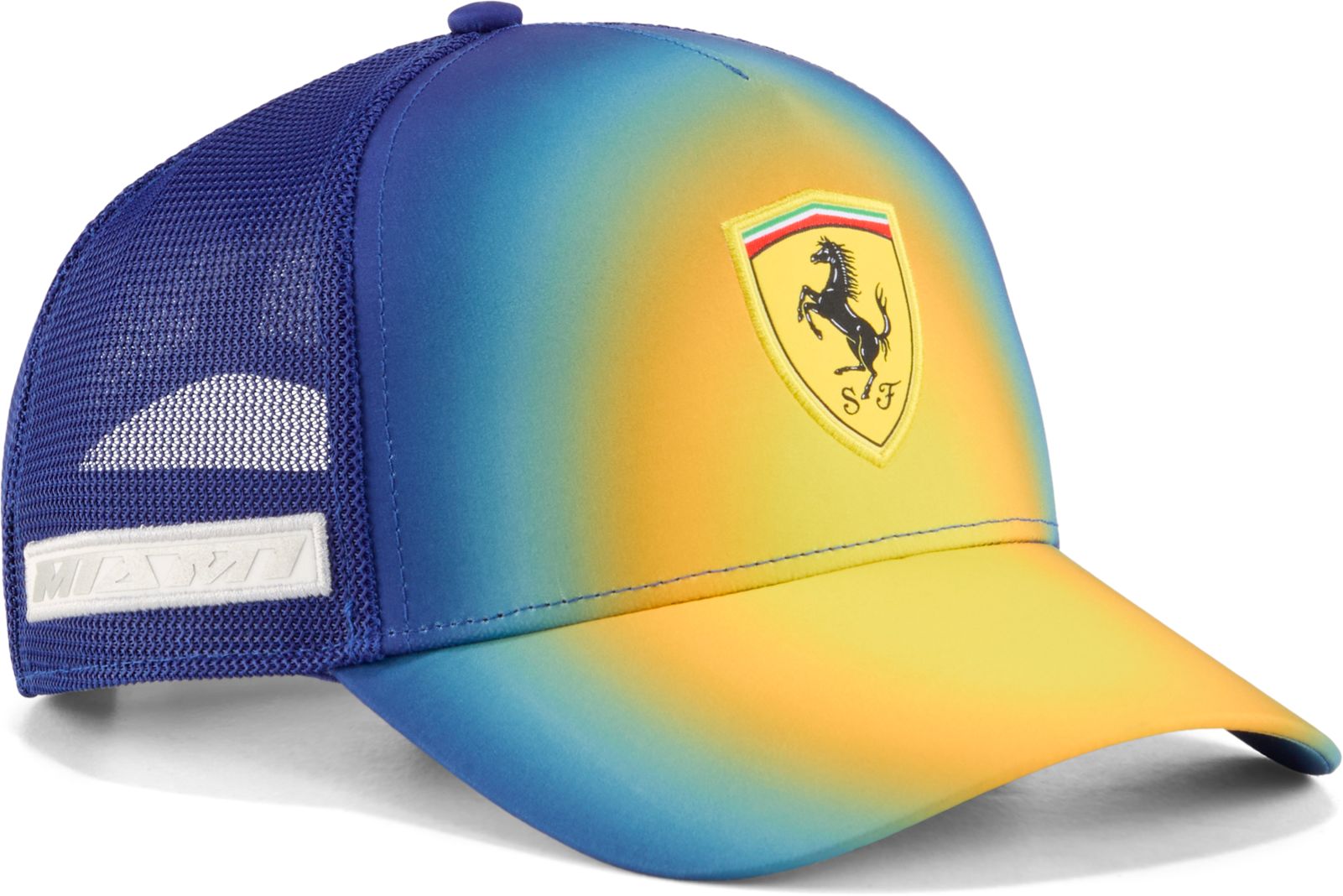 PUMA Men's F1 Ferrari Miami Black Adjustable Trucker Hat