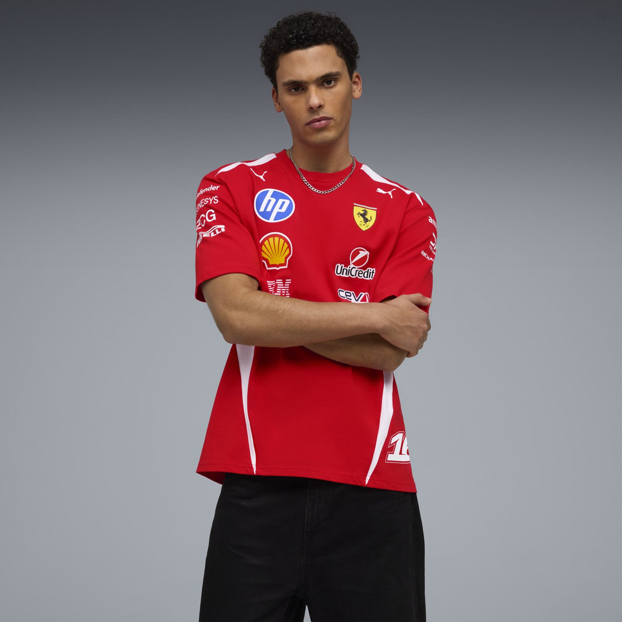 PUMA Men's Scuderia Ferrari Charles Leclerc T-Shirt