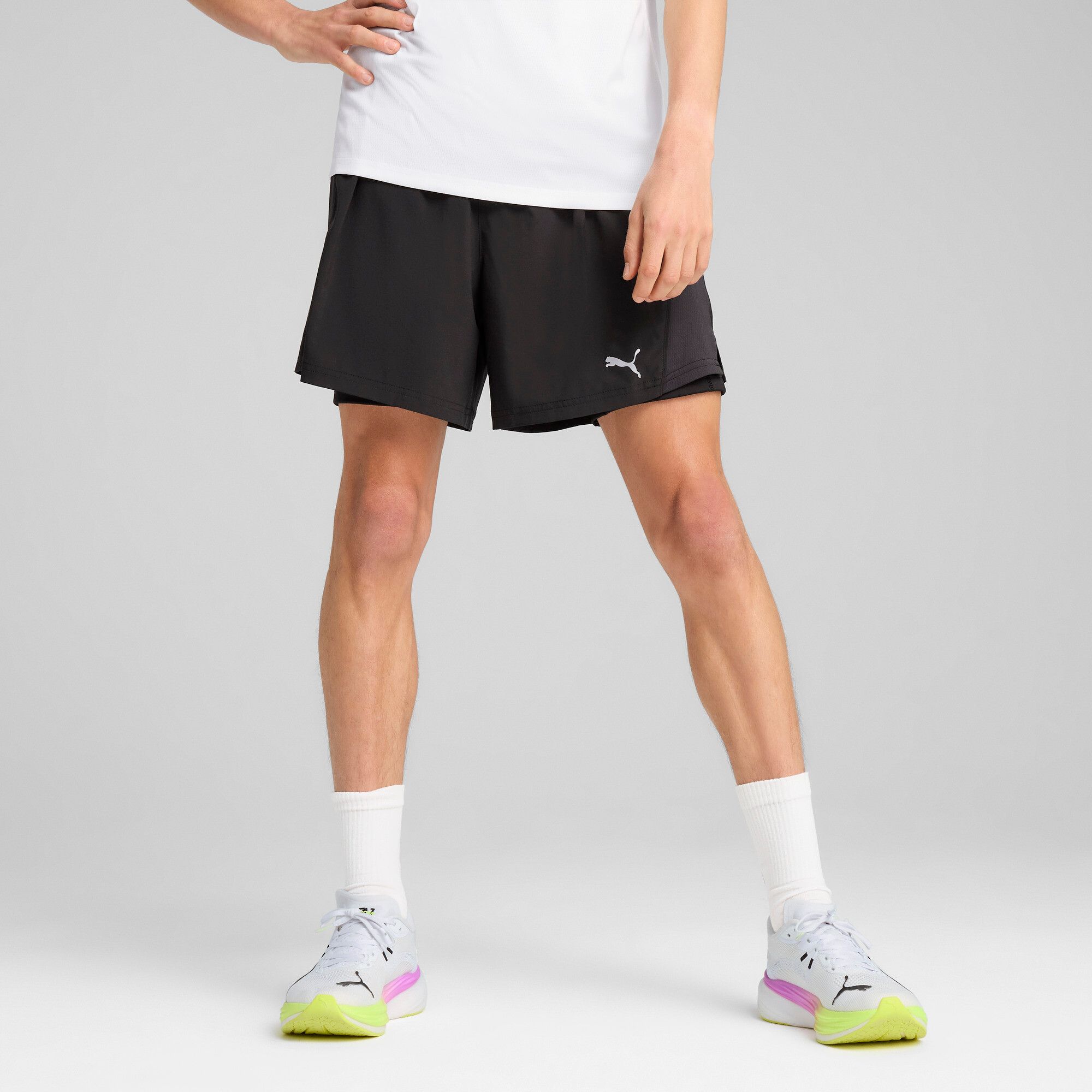 PUMA Men's Velocity 2-in-1 Running Shorts