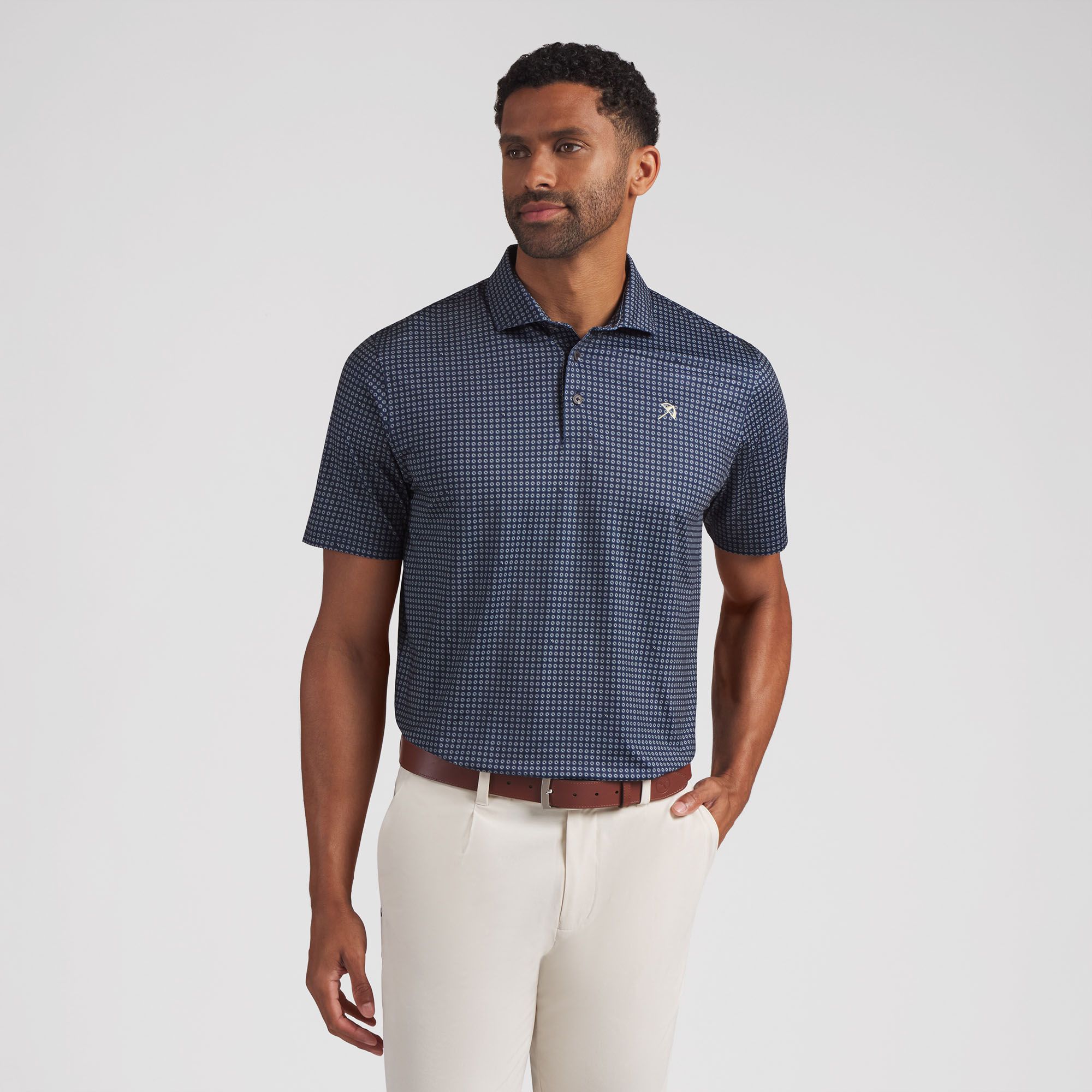 PUMA X AP Men's MATTR Geo Golf Polo
