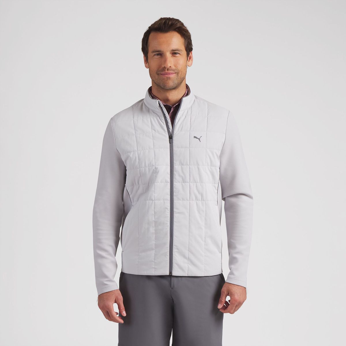 PUMA Men's Lightweight Grid LC Golf ¼ Zip | Golf Galaxy
