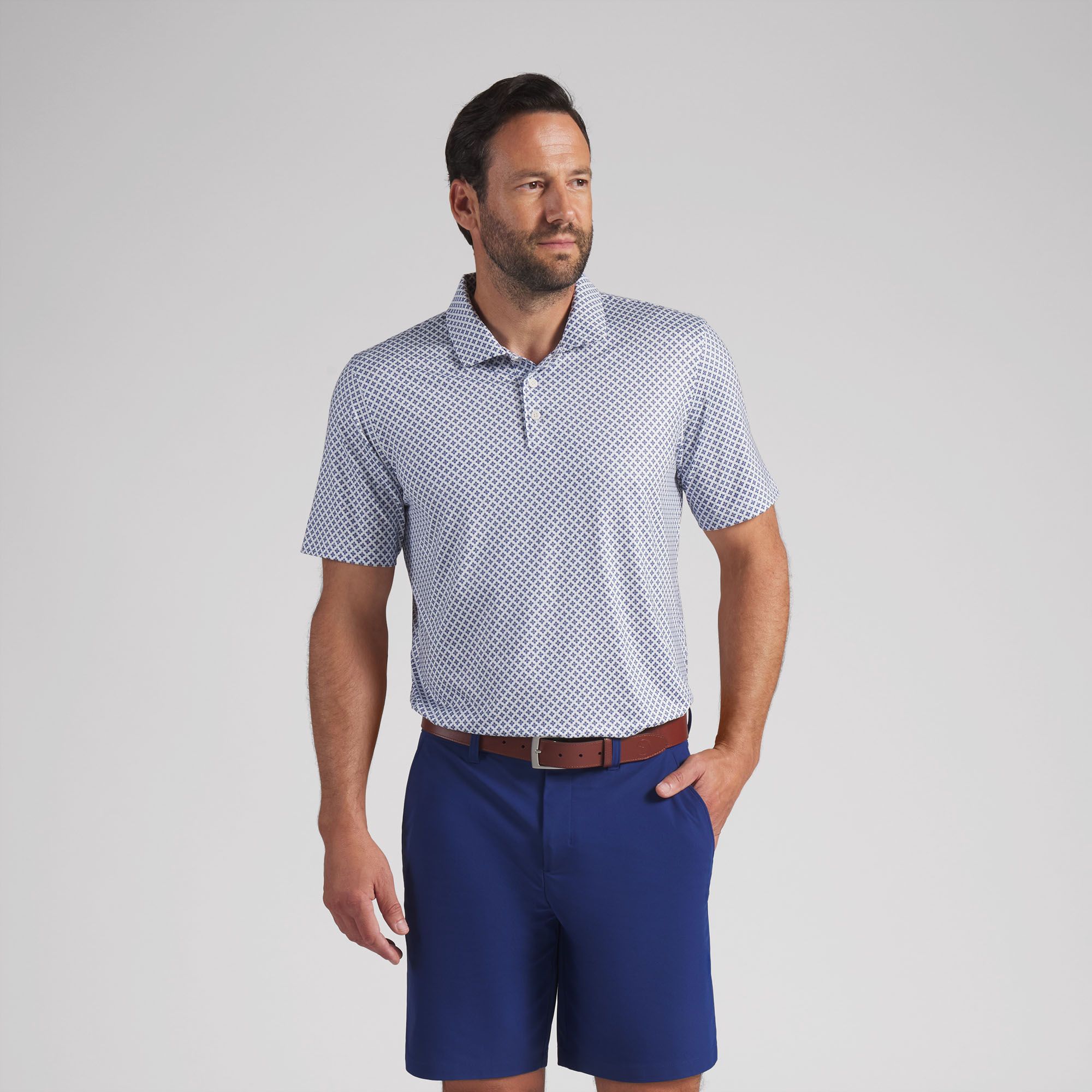 PUMA Men's MATTR Clover Golf Polo