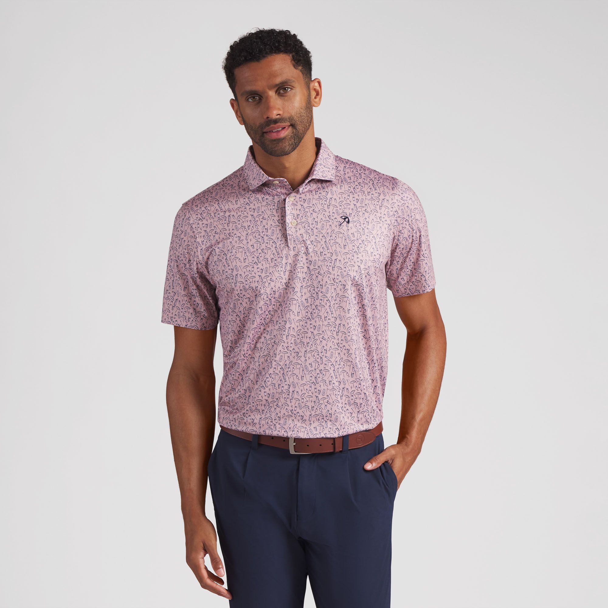 PUMA X AP Men's MATTR Saga Golf Polo