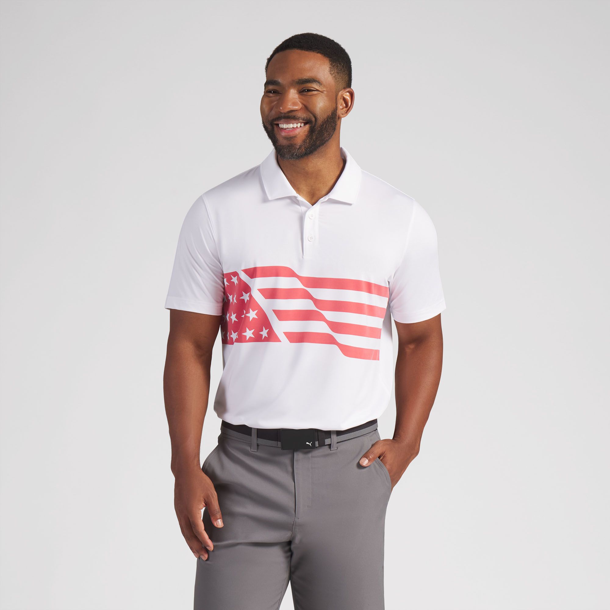 PUMA X Volition Men's Flag Golf Polo