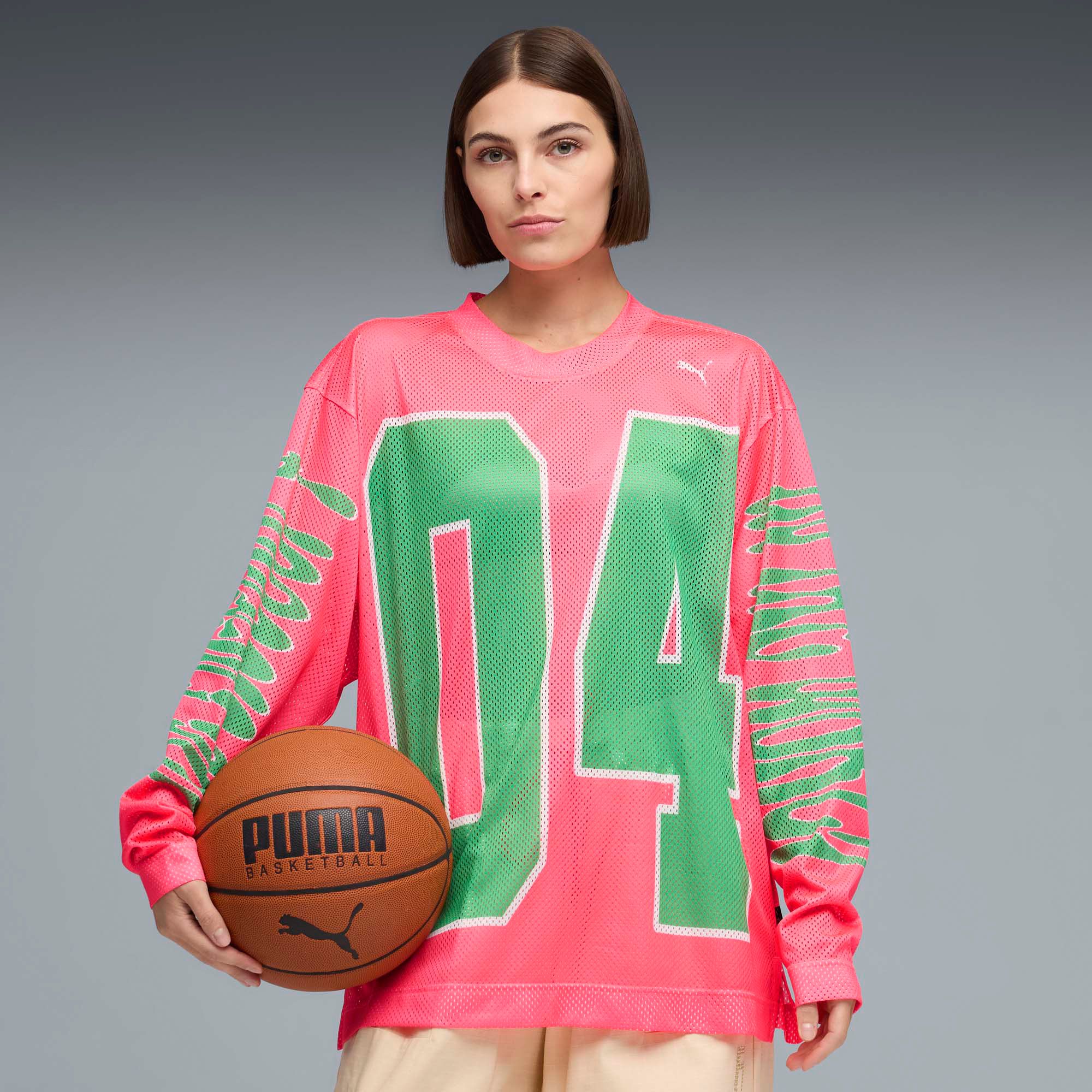 PUMA Women's Flau'jae Oversized Long Sleeve Jersey