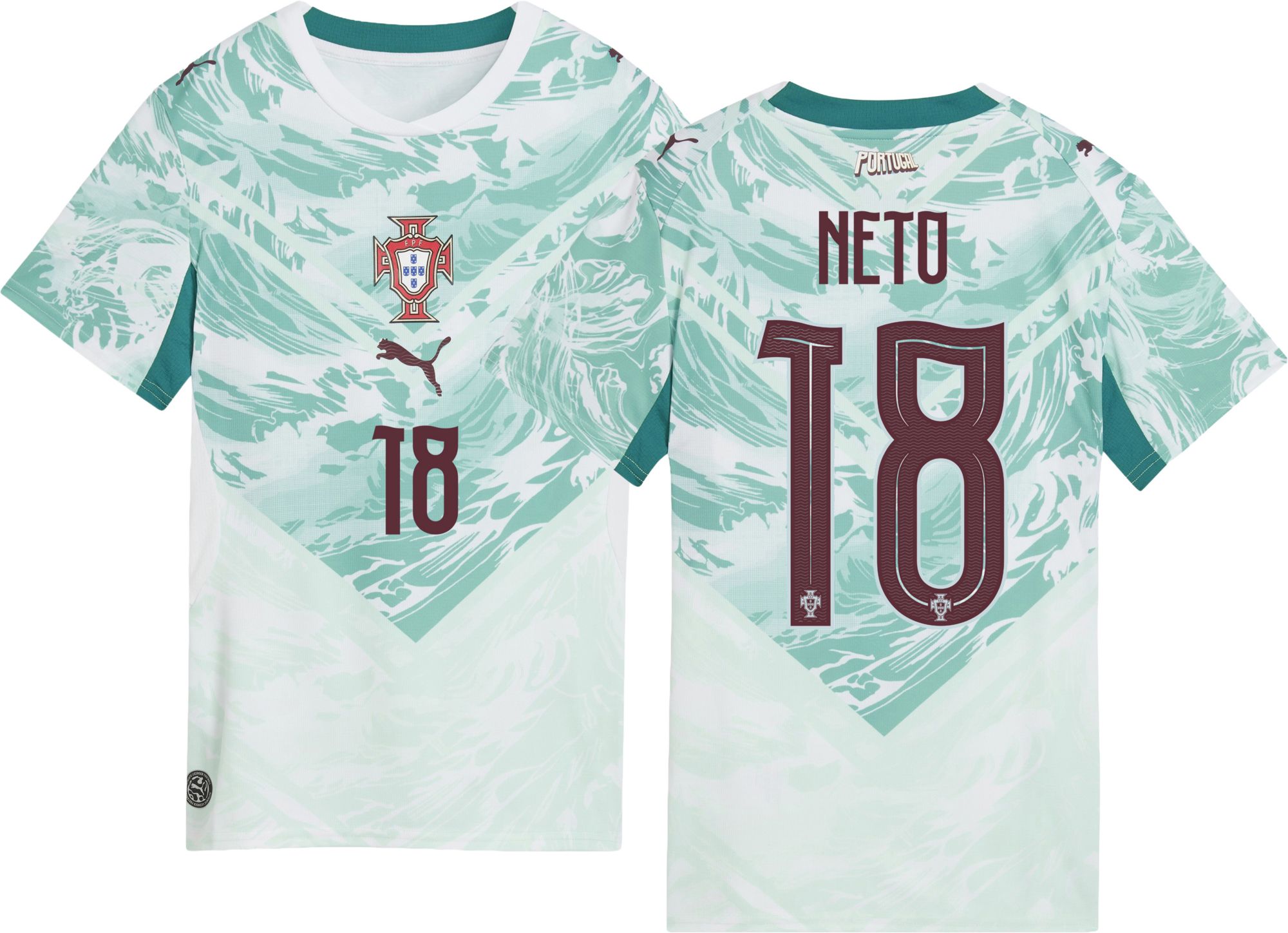 PUMA Women's Portugal Pedro Neto #18 2026 Away Replica Jersey