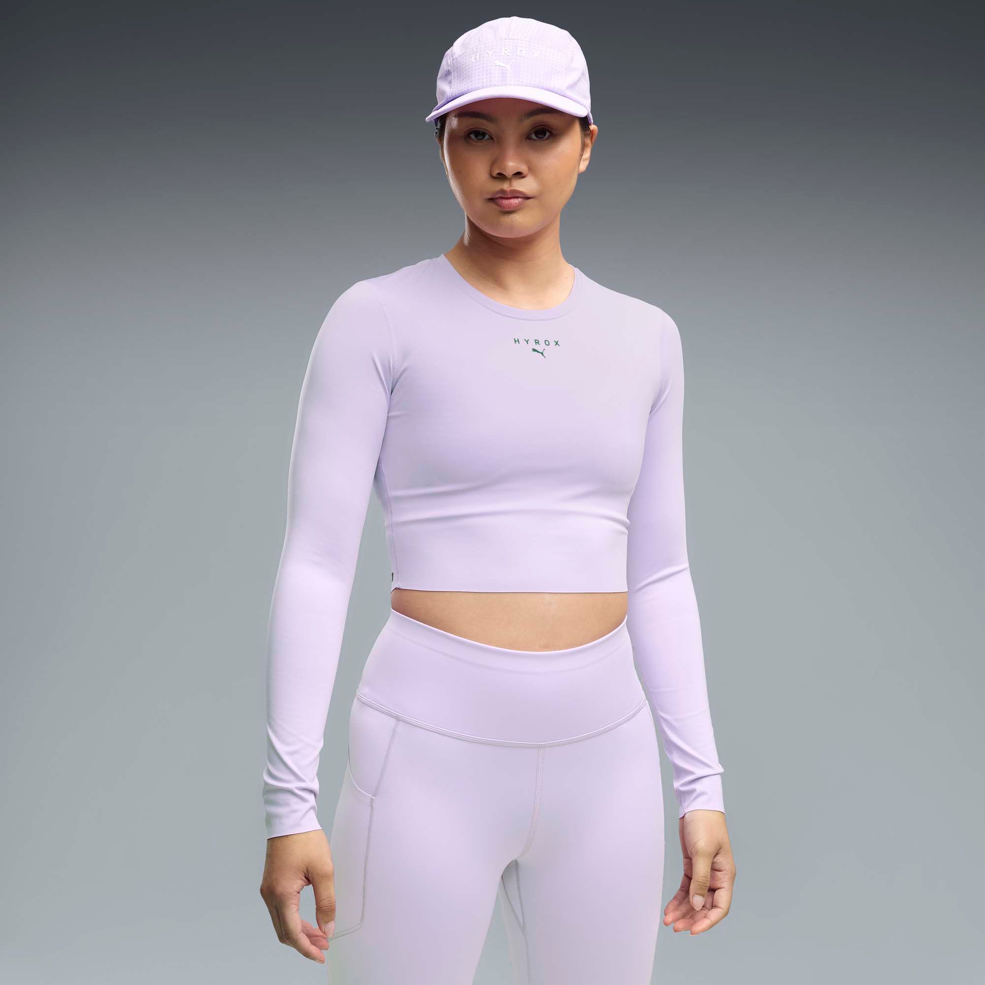 PUMA x HYROX PWRMODE Women's Cropped Long Sleeve