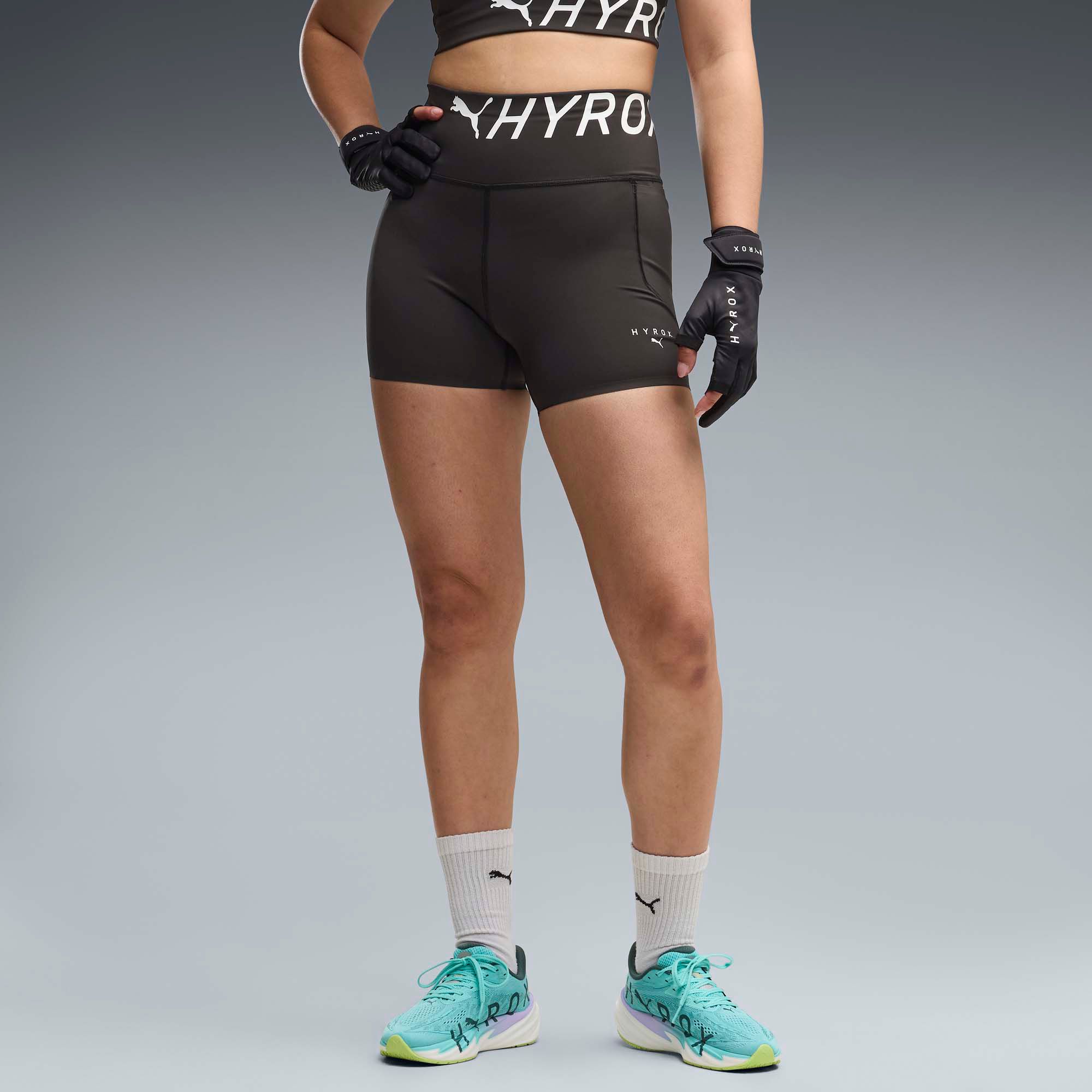PUMA x HYROX PWRMODE Women's 4" Short Tights
