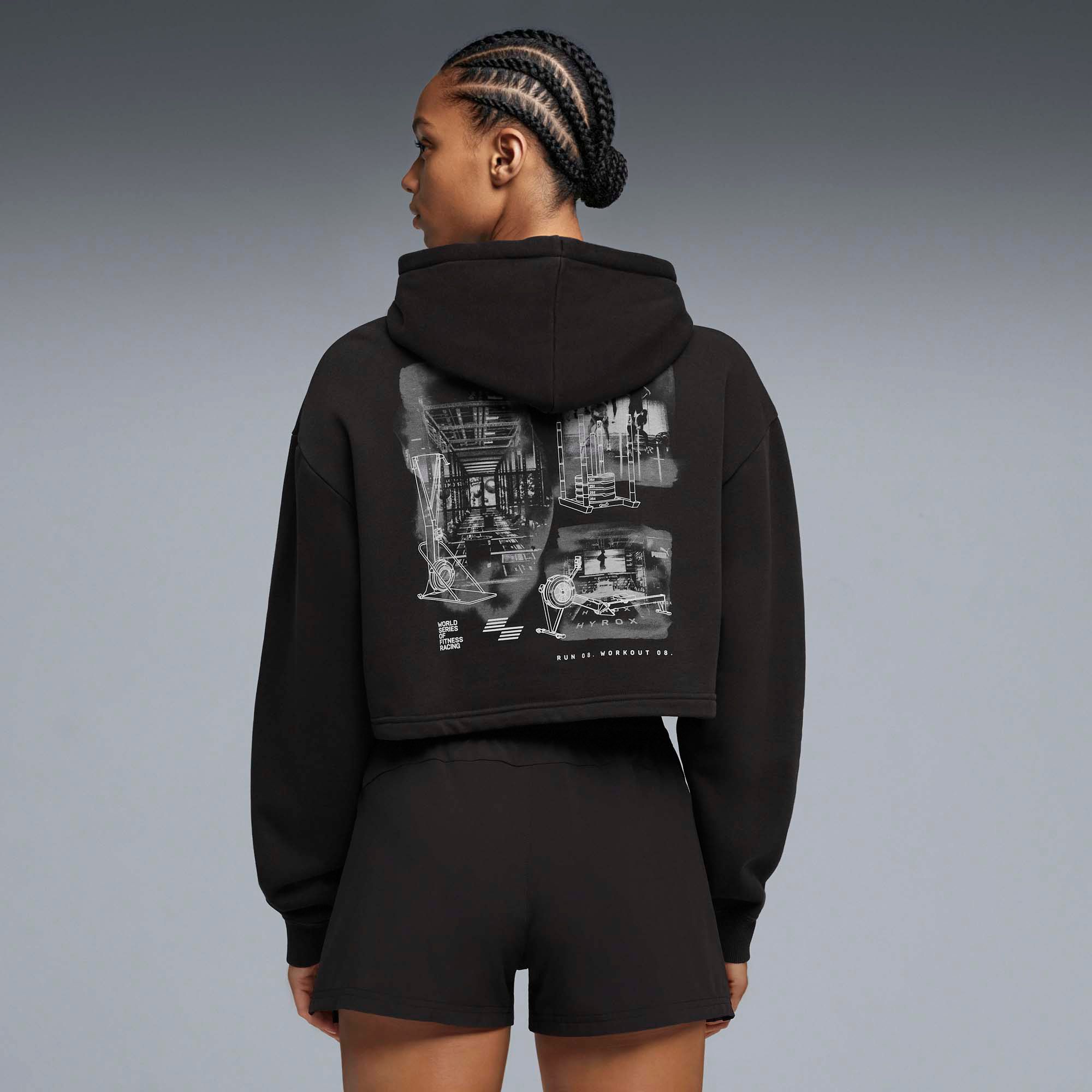 PUMA x HYROX Women's Heavyweight Graphic Hoodie
