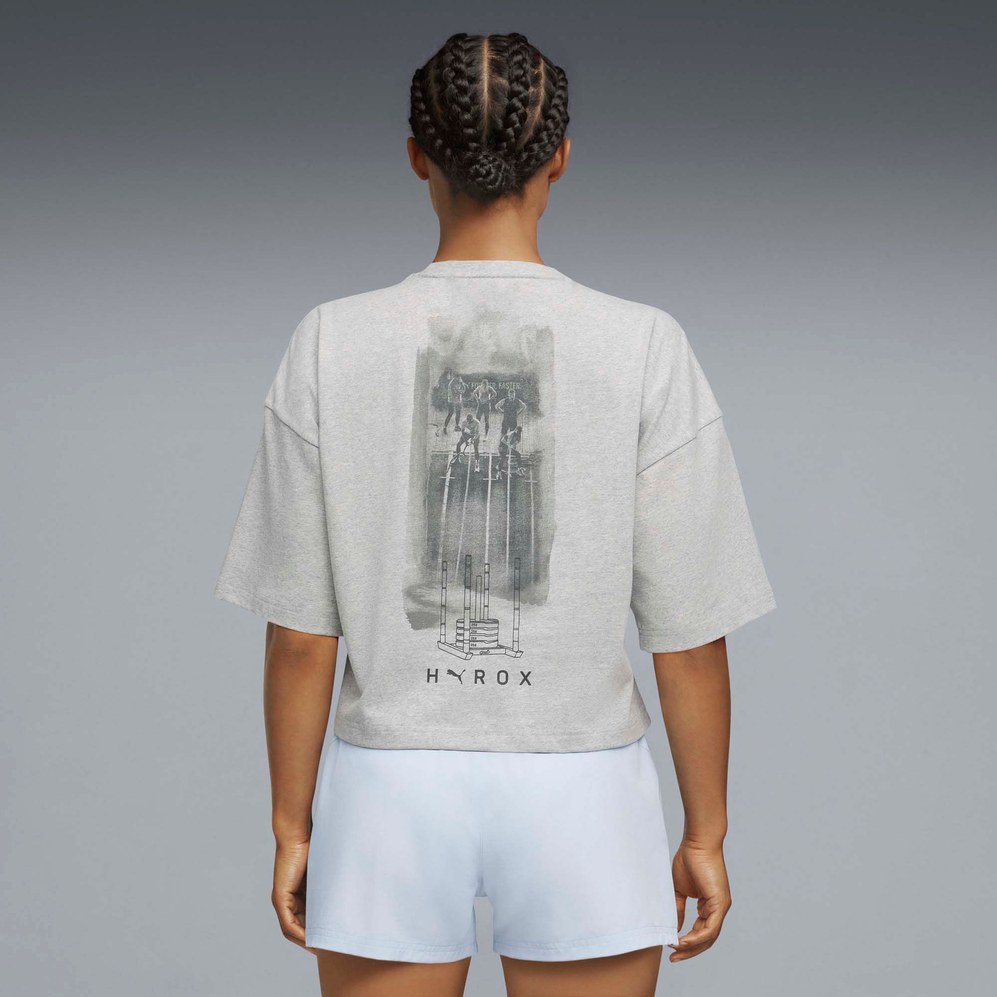 PUMA x HYROX Women's Cropped Graphic Tee