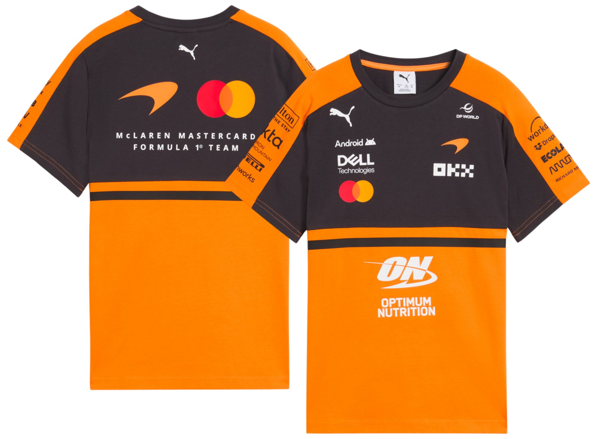 PUMA Youth F1 McLaren Orange T-Shirt