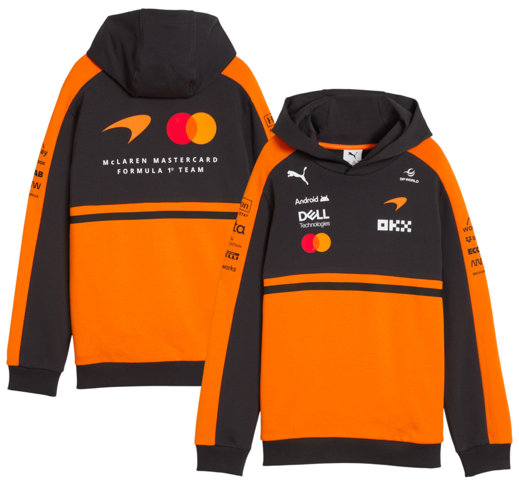 PUMA Youth F1 McLaren Orange Pullover Hoodie