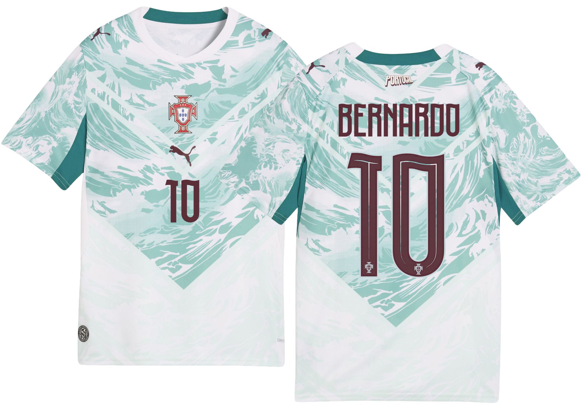 PUMA Youth Portugal Bernardo Silva #10 2026 Away Replica Jersey